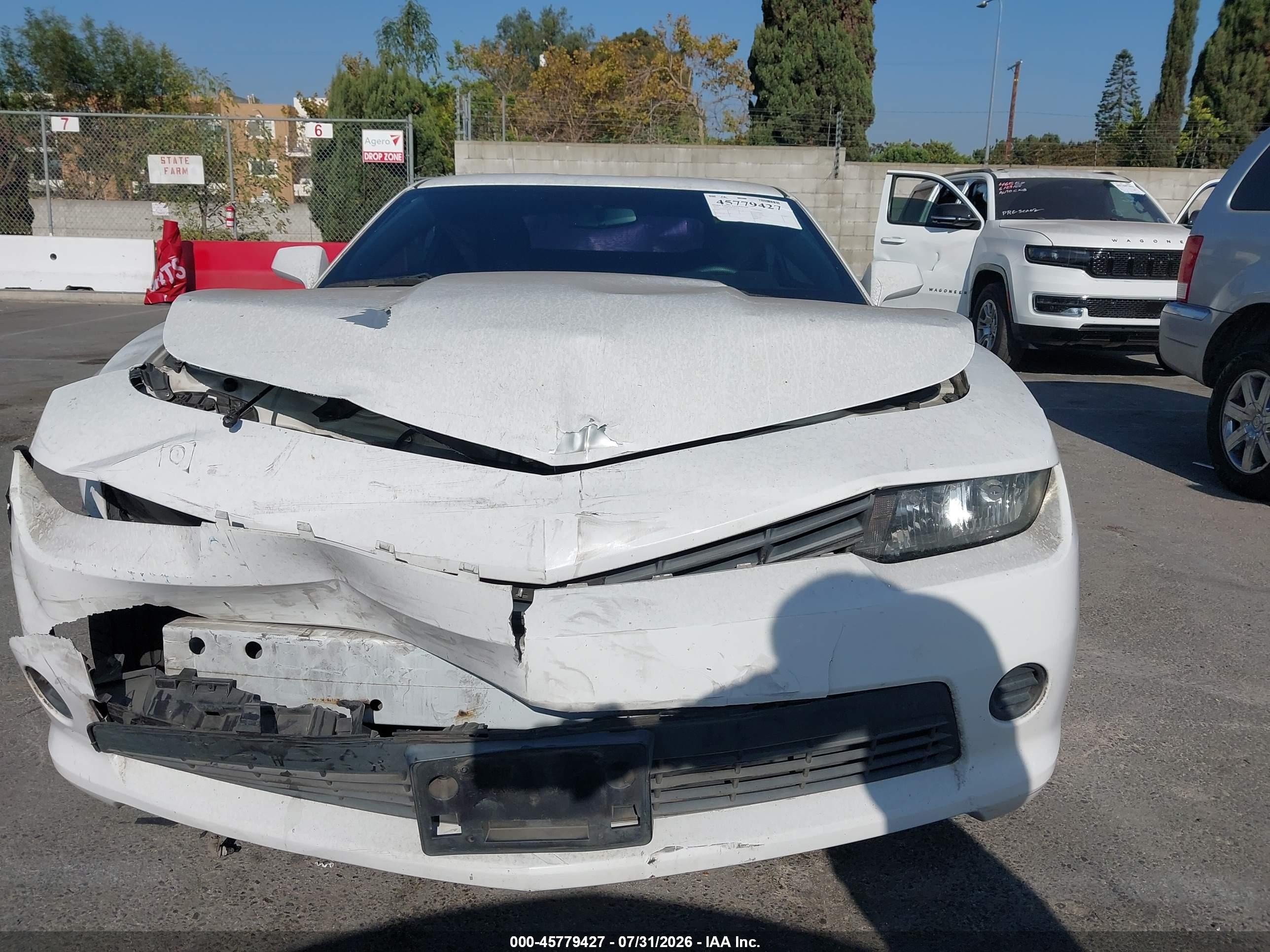 2014 Chevrolet Camaro 2ls White vin: 2G1FA1E36E9174161