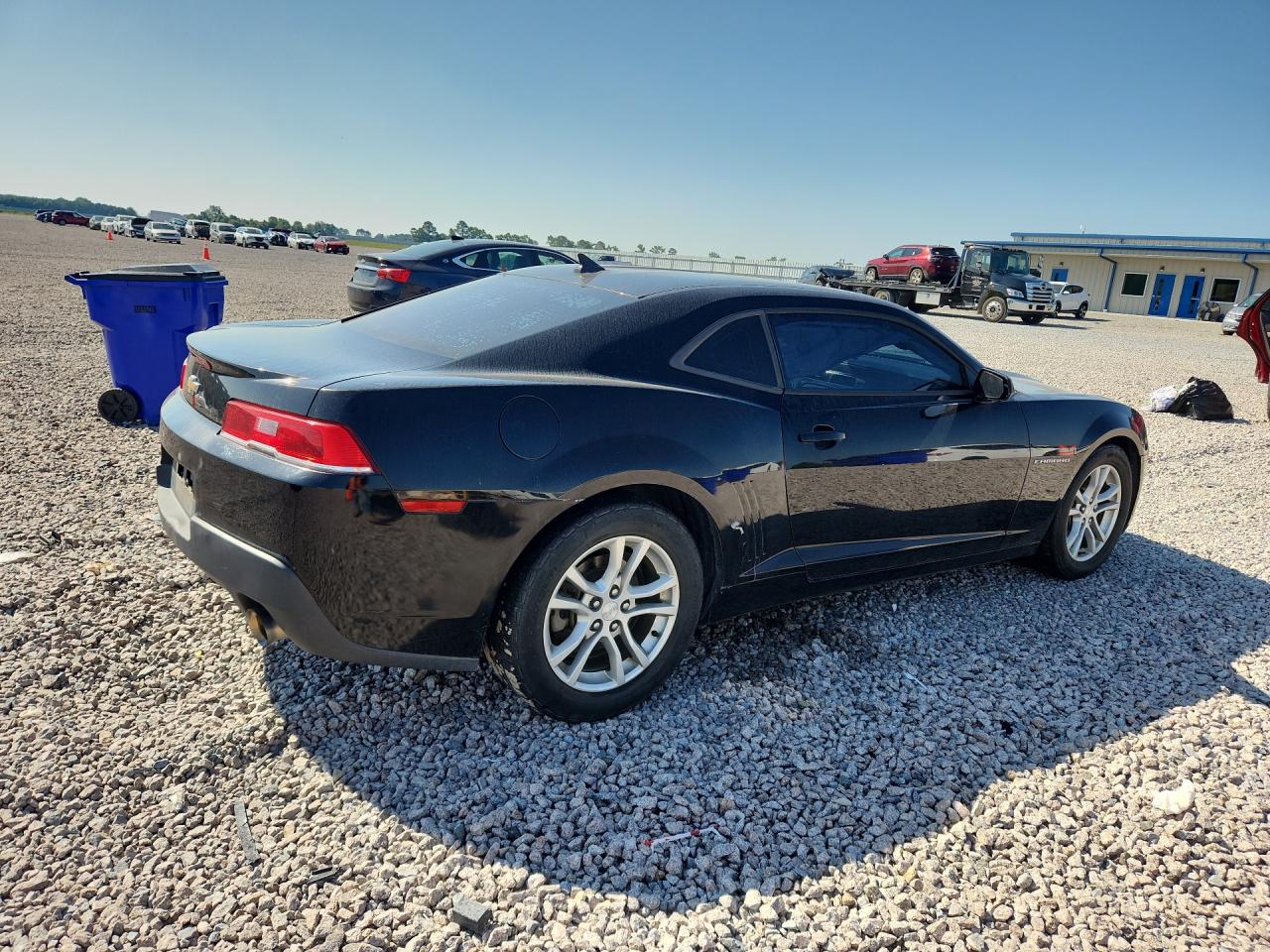2014 Chevrolet Camaro Ls Black vin: 2G1FA1E36E9195690