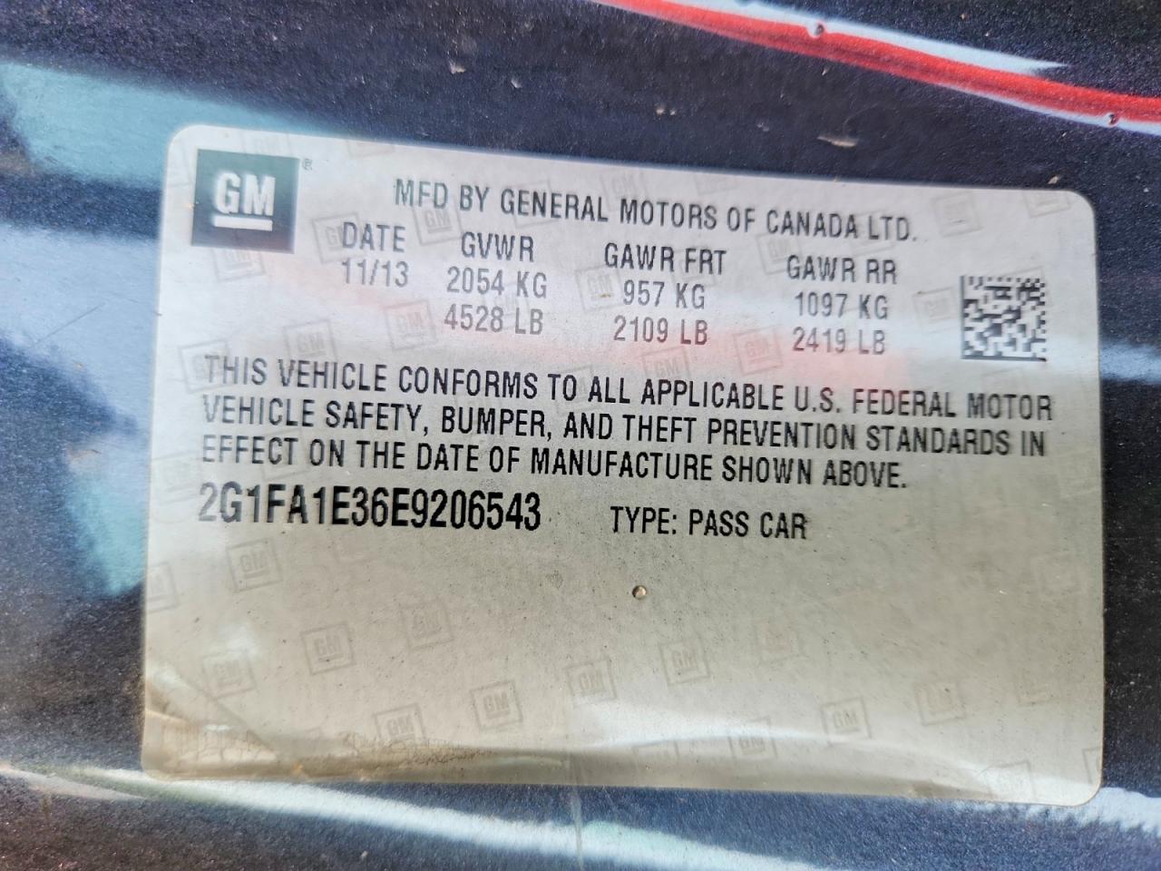 2014 Chevrolet Camaro Ls Charcoal vin: 2G1FA1E36E9206543