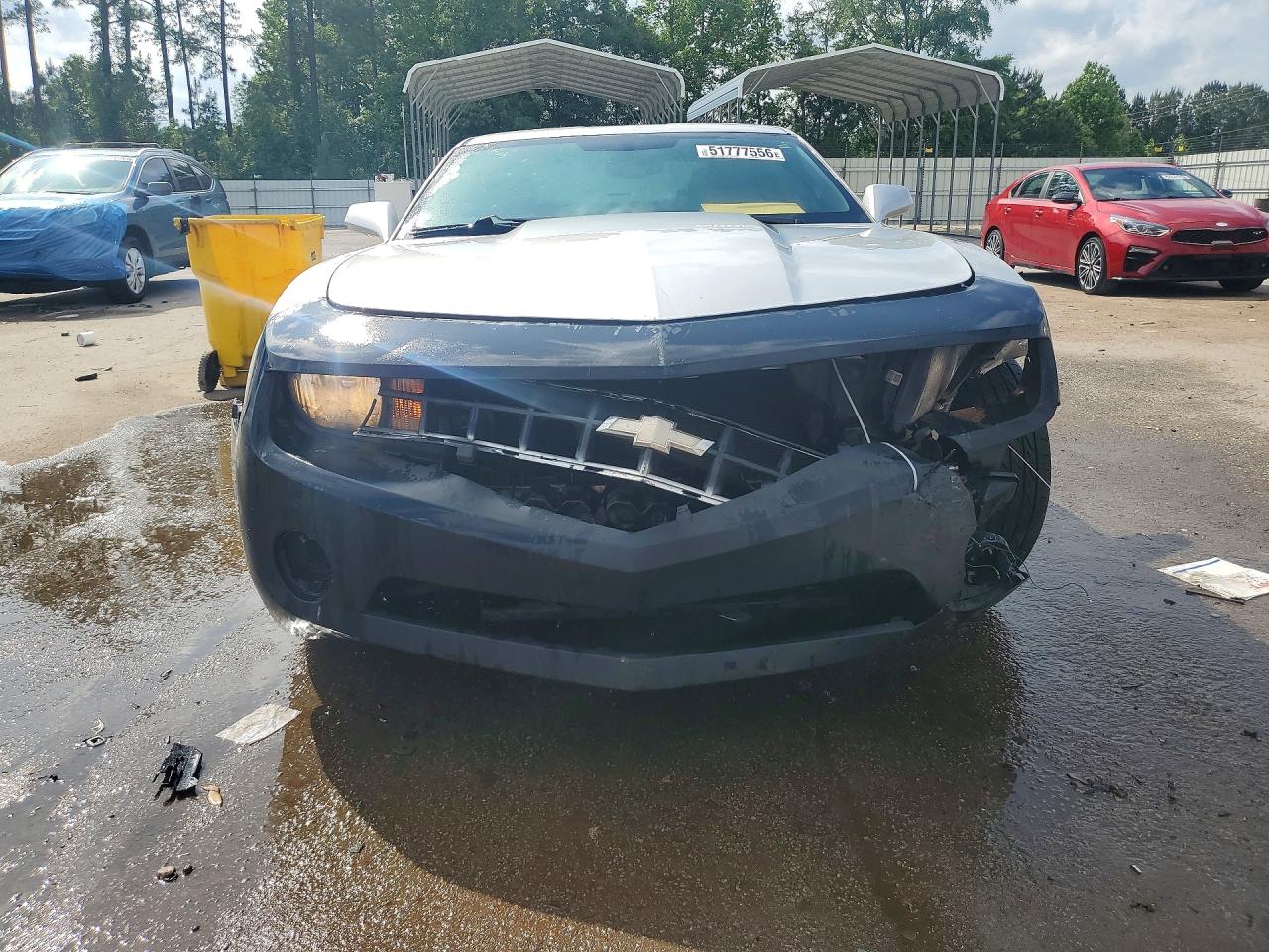2012 Chevrolet Camaro Ls Silver vin: 2G1FA1E37C9158693