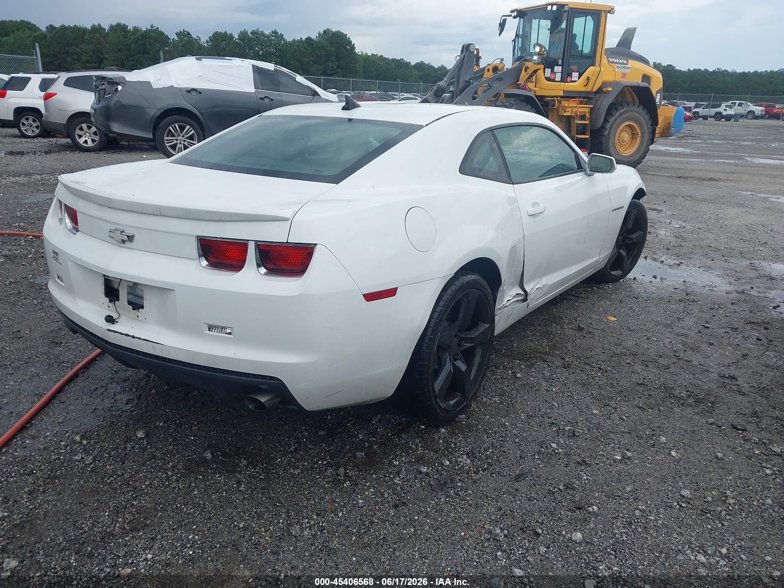 2012 Chevrolet Camaro 2ls White vin: 2G1FA1E37C9161612