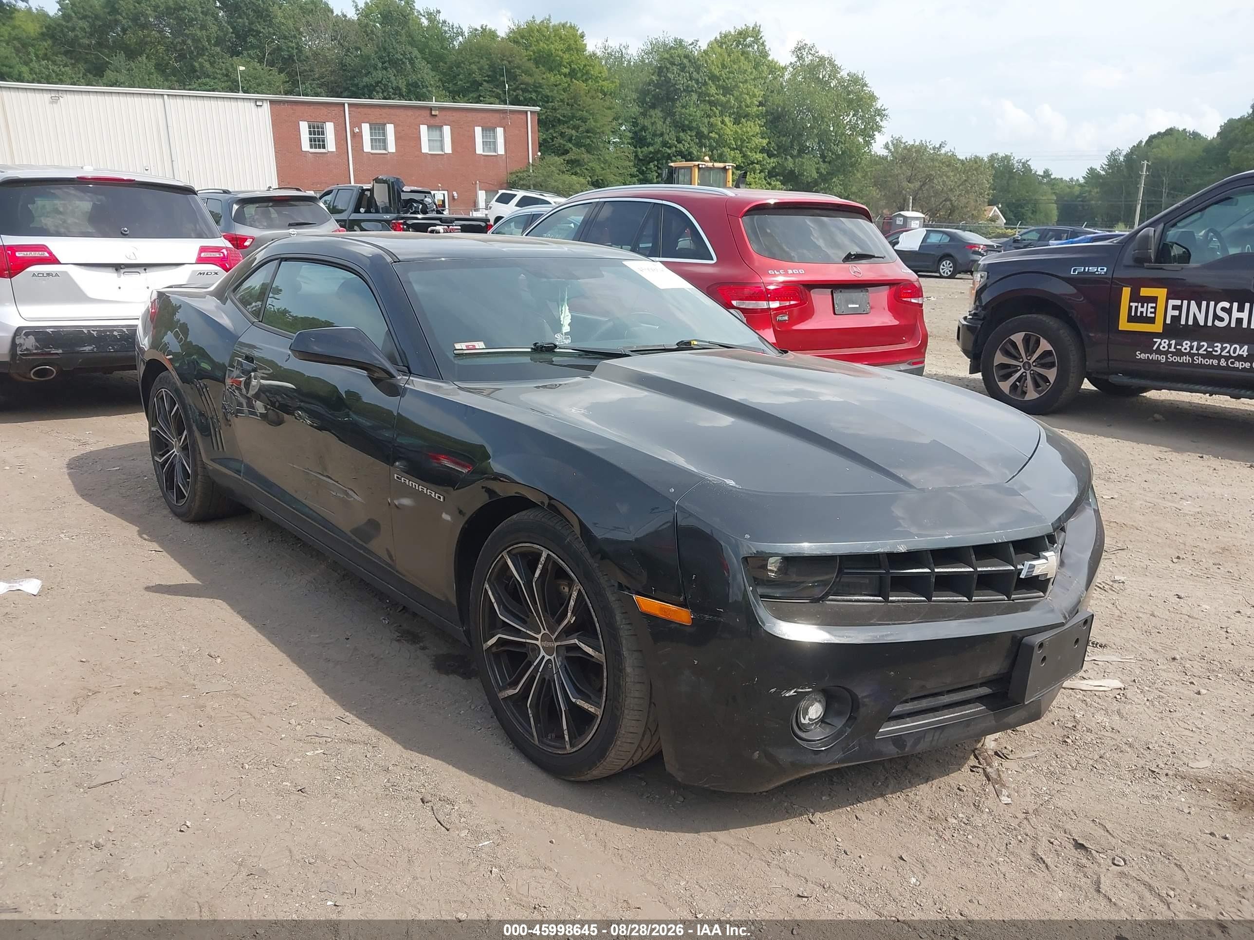 2012 Chevrolet Camaro 2ls Черный vin: 2G1FA1E37C9163733