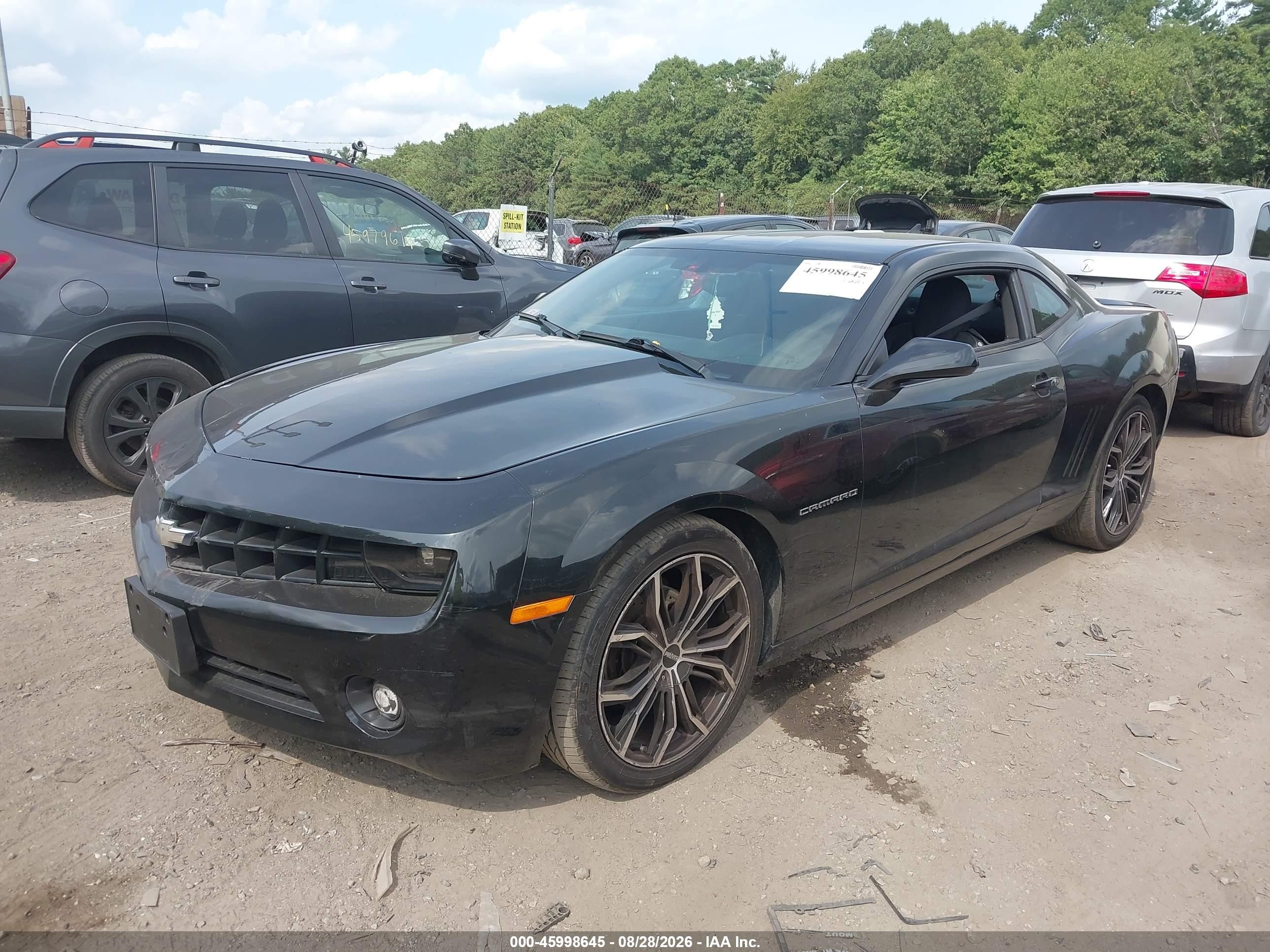 2012 Chevrolet Camaro 2ls Черный vin: 2G1FA1E37C9163733