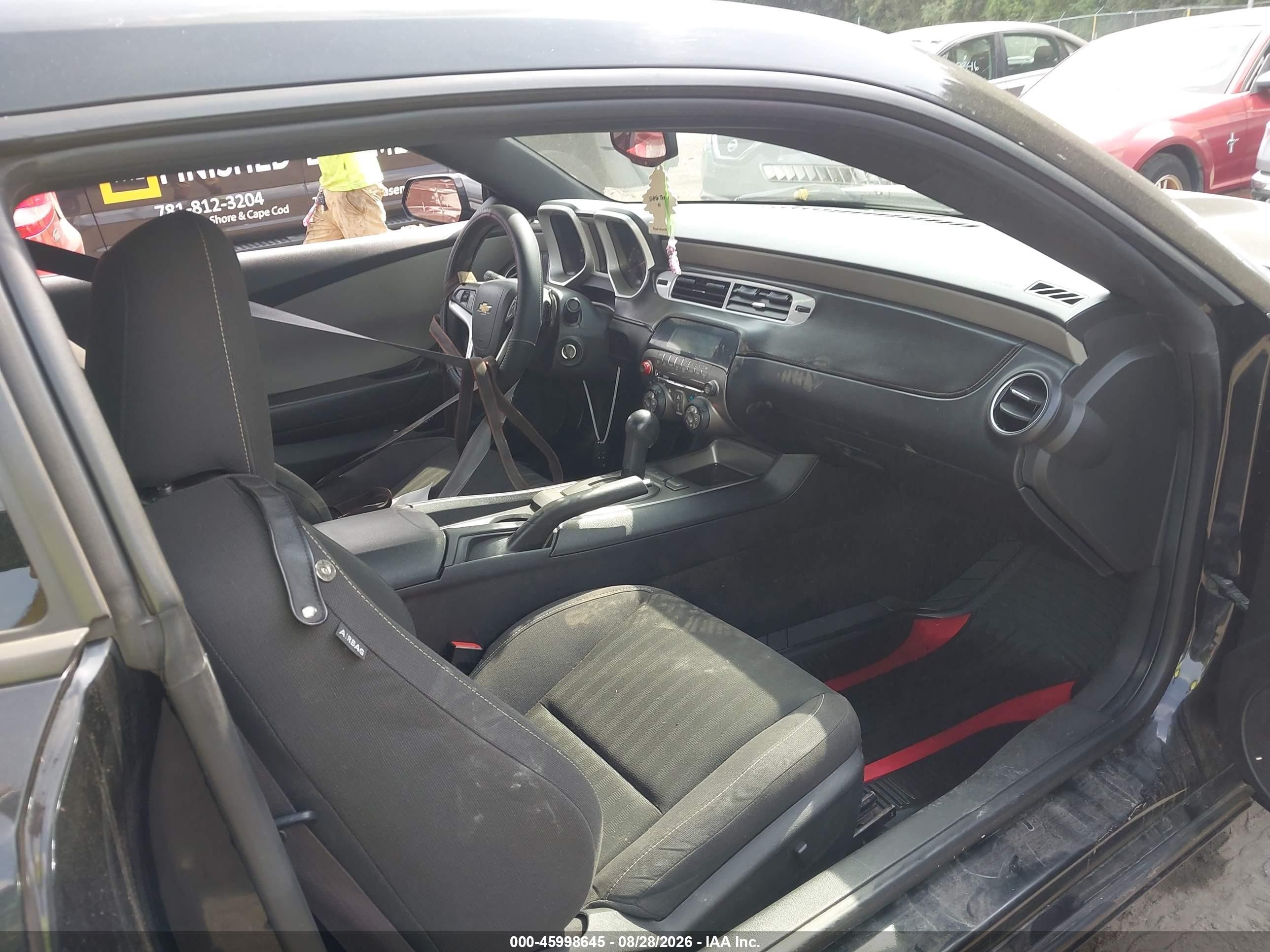 2012 Chevrolet Camaro 2ls Черный vin: 2G1FA1E37C9163733