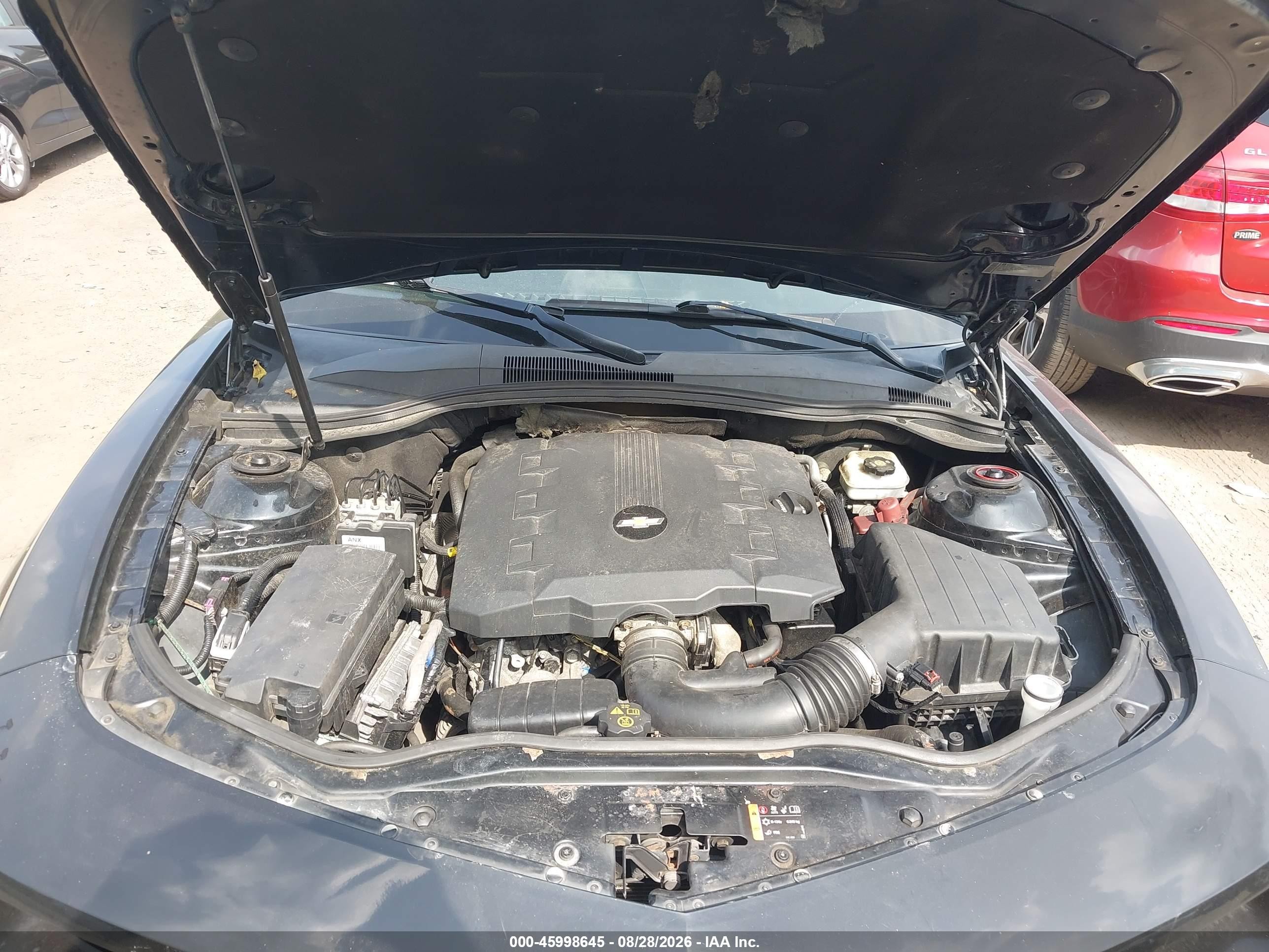 2012 Chevrolet Camaro 2ls Черный vin: 2G1FA1E37C9163733