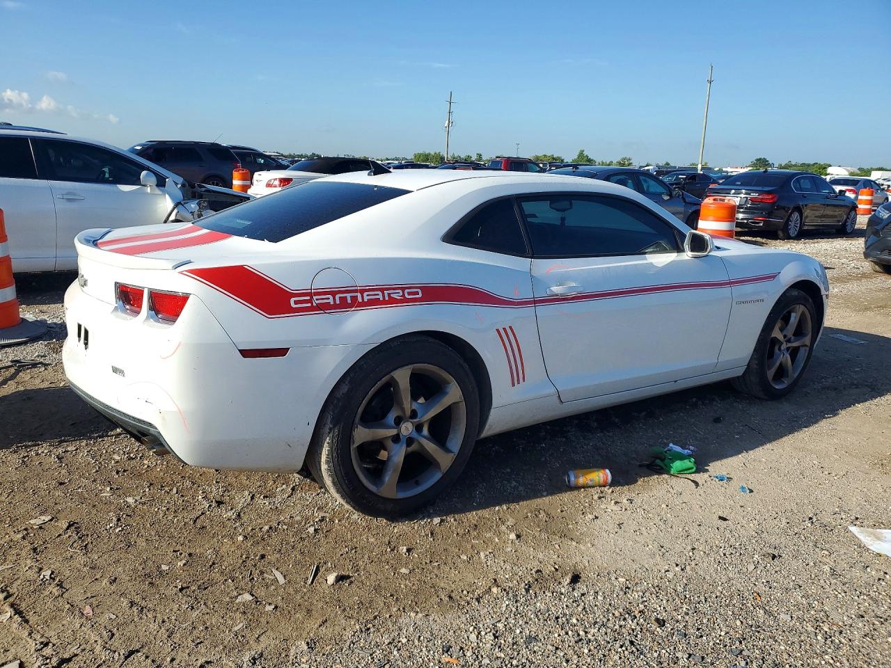 2012 Chevrolet Camaro Ls White vin: 2G1FA1E37C9164347