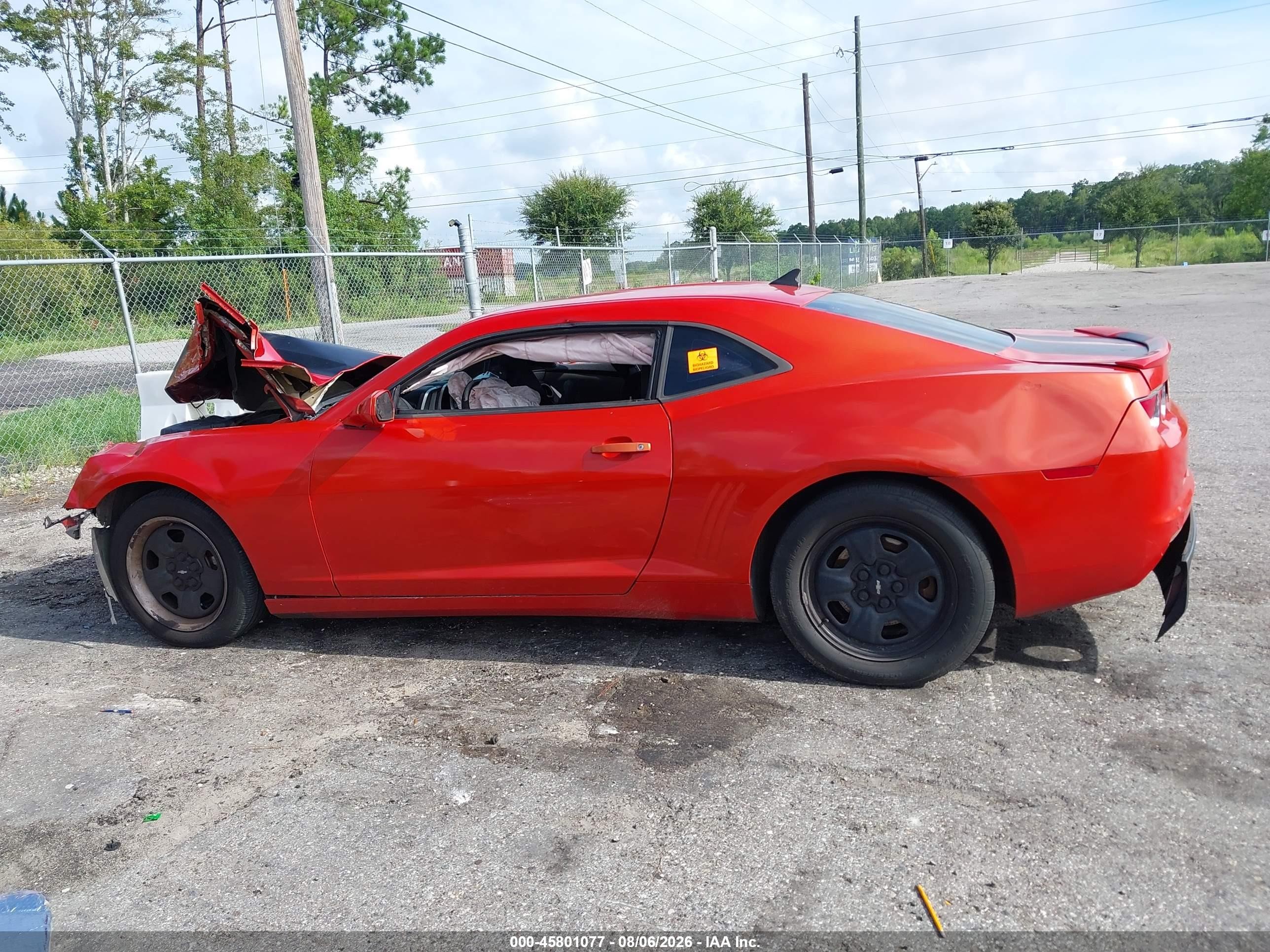 2012 Chevrolet Camaro 2ls Orange vin: 2G1FA1E37C9181150
