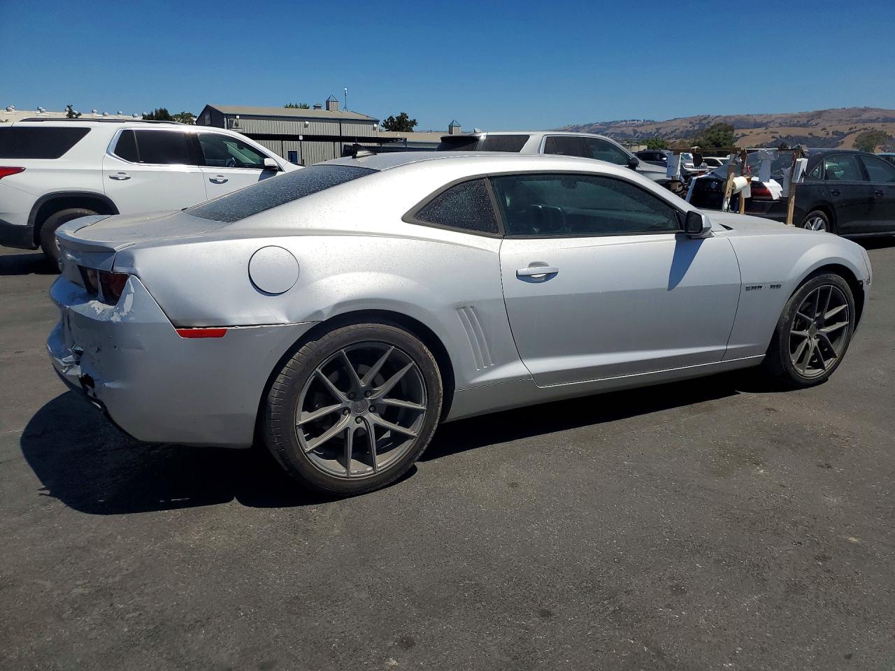 2013 Chevrolet Camaro Ls Silver vin: 2G1FA1E37D9123556