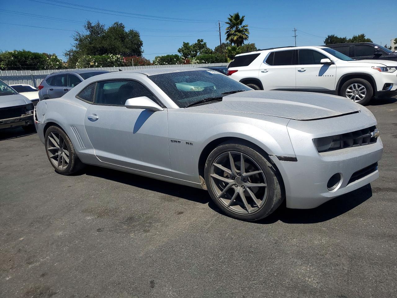 2013 Chevrolet Camaro Ls Silver vin: 2G1FA1E37D9123556