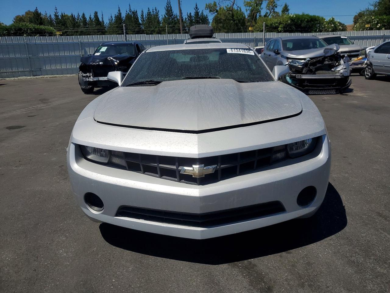 2013 Chevrolet Camaro Ls Silver vin: 2G1FA1E37D9123556