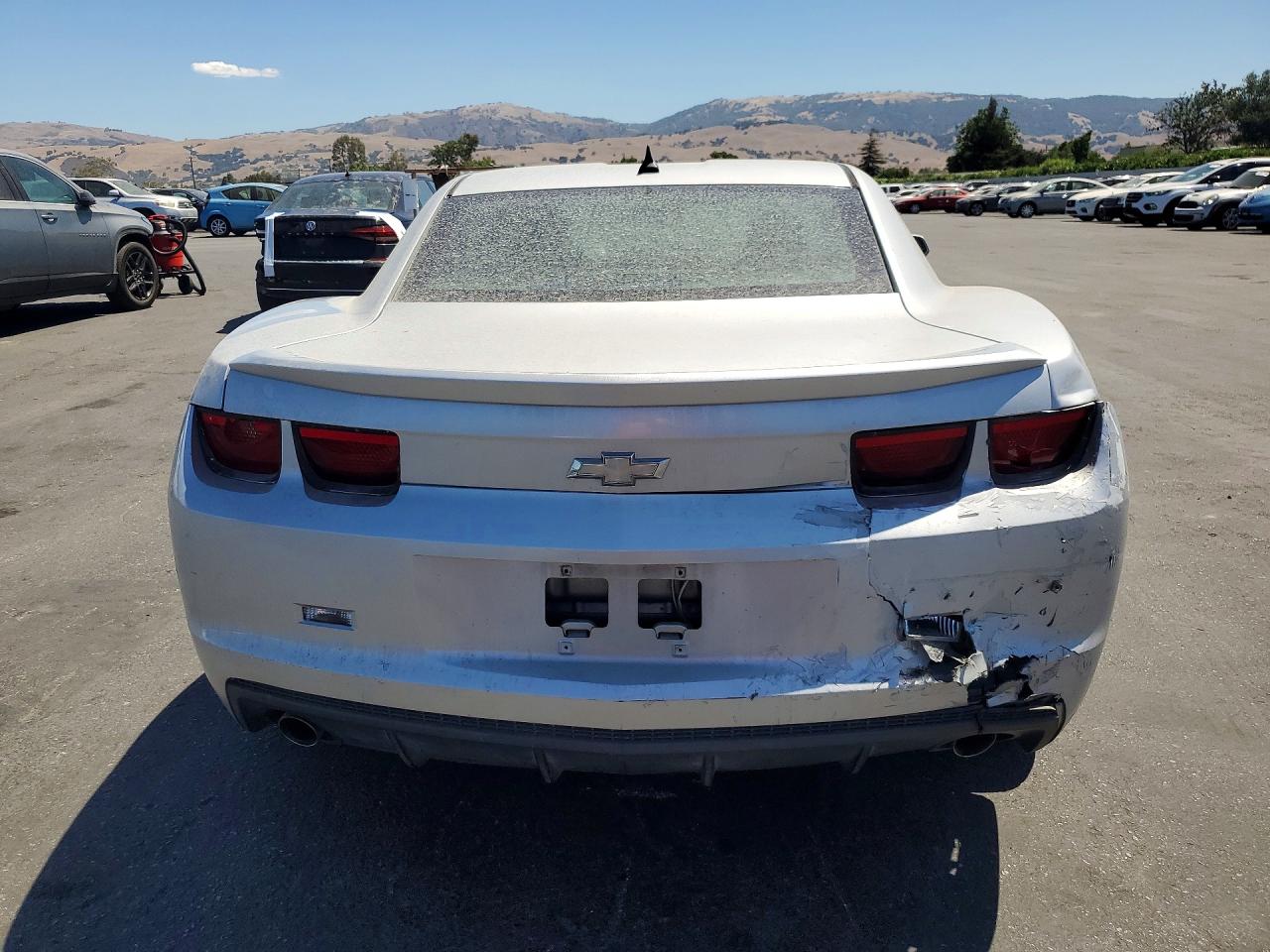 2013 Chevrolet Camaro Ls Silver vin: 2G1FA1E37D9123556