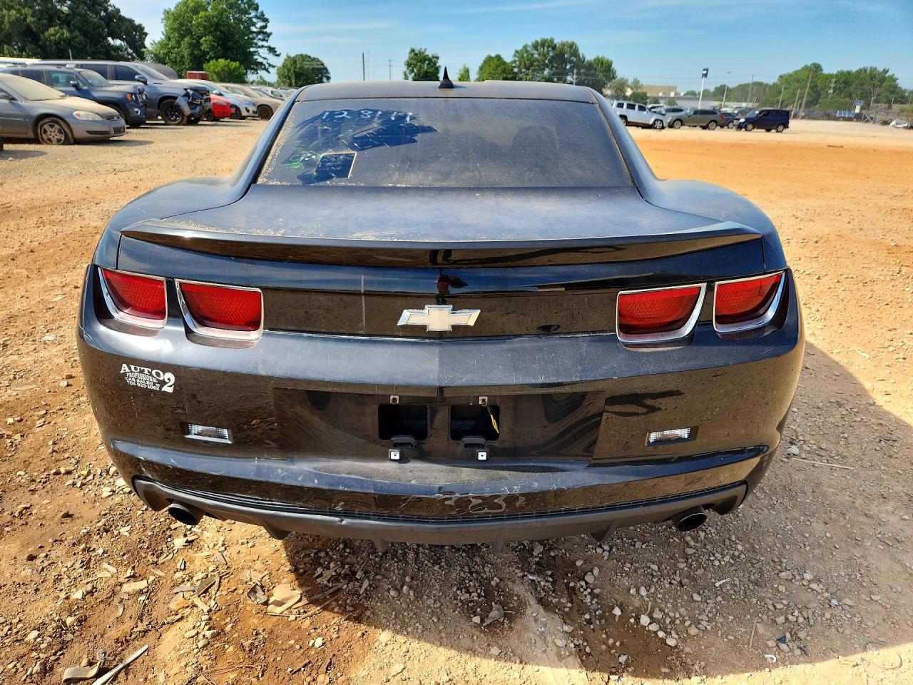 2013 Chevrolet Camaro Ls Black vin: 2G1FA1E37D9128174