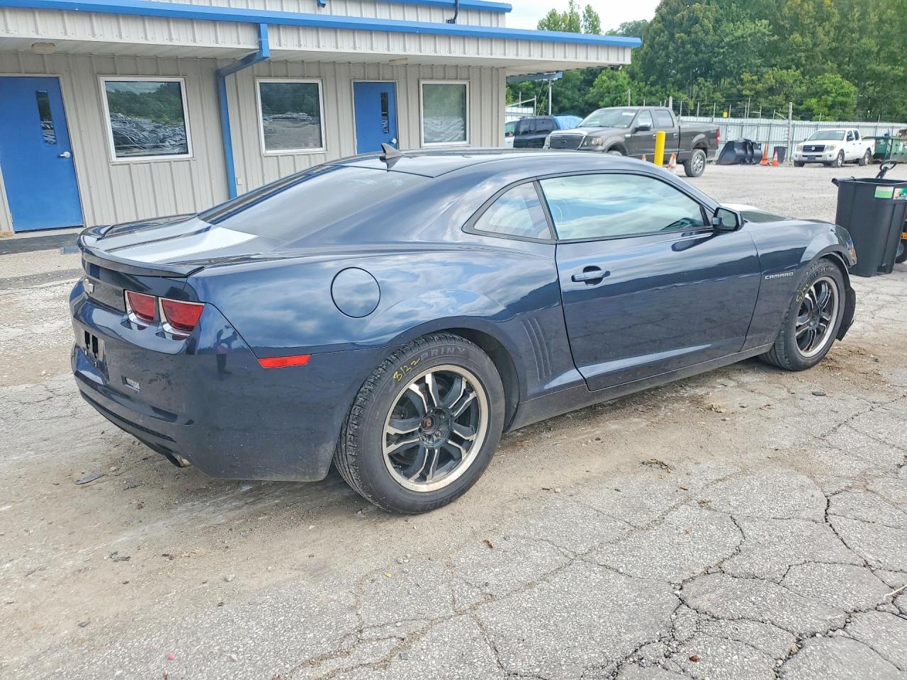 2013 Chevrolet Camaro Ls Blue vin: 2G1FA1E37D9148103