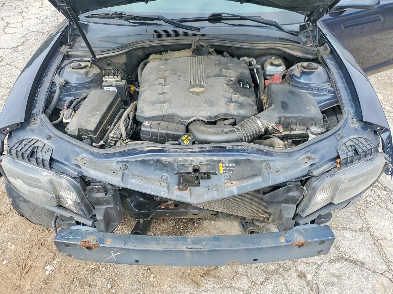 2013 Chevrolet Camaro Ls Blue vin: 2G1FA1E37D9148103