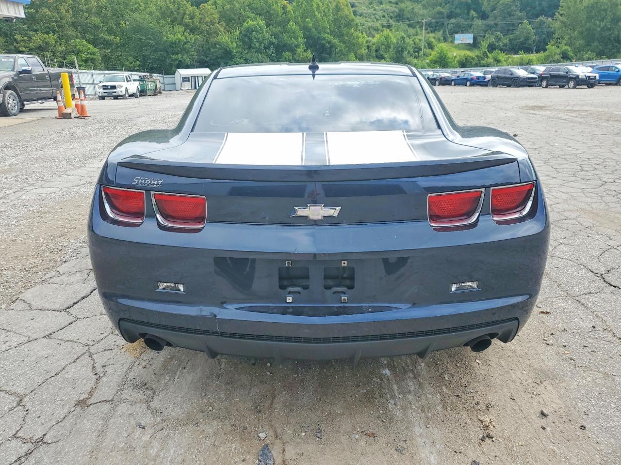 2013 Chevrolet Camaro Ls Blue vin: 2G1FA1E37D9148103