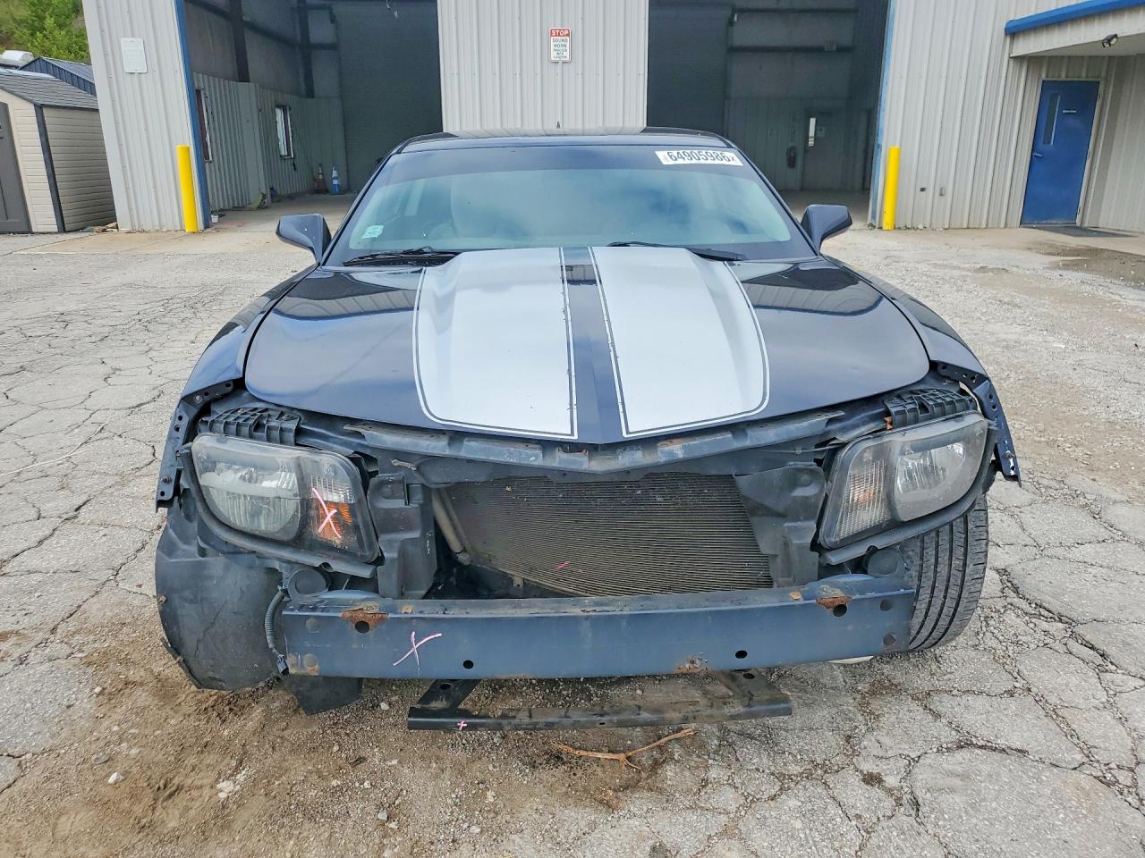 2013 Chevrolet Camaro Ls Blue vin: 2G1FA1E37D9148103