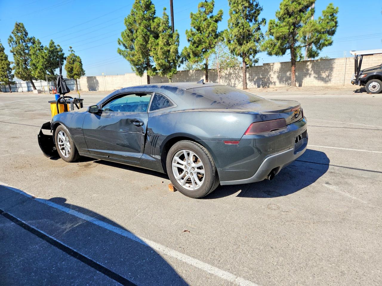 2014 Chevrolet Camaro Ls Black vin: 2G1FA1E37E9166697