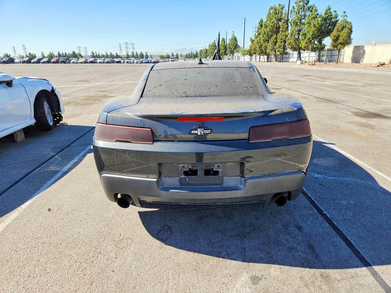 2014 Chevrolet Camaro Ls Black vin: 2G1FA1E37E9166697