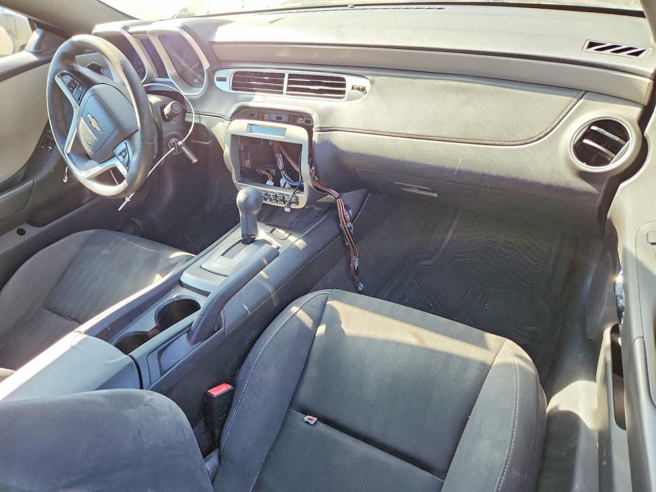 2014 Chevrolet Camaro Ls Black vin: 2G1FA1E37E9166697