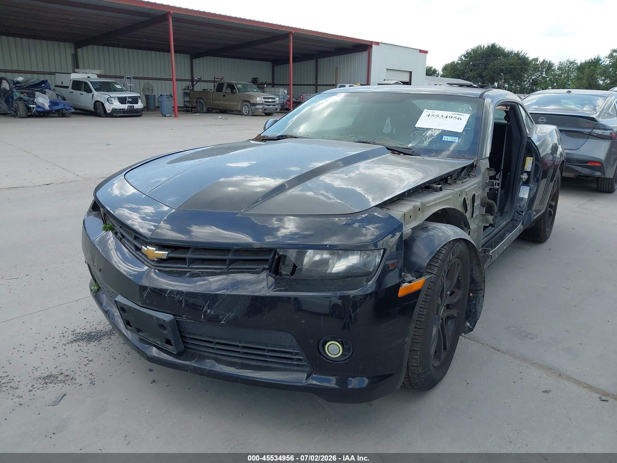 2014 Chevrolet Camaro 2ls Black vin: 2G1FA1E37E9244539