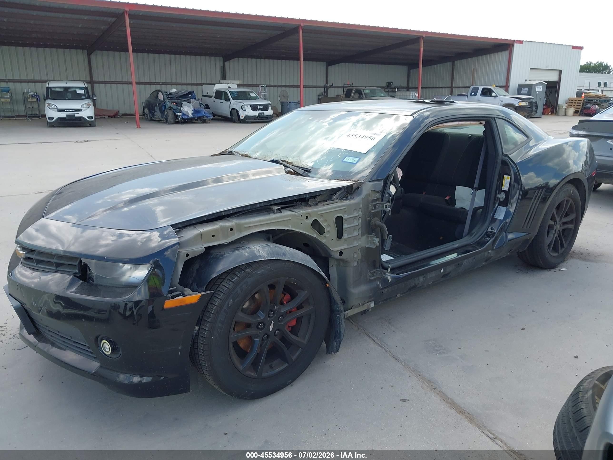 2014 Chevrolet Camaro 2ls Black vin: 2G1FA1E37E9244539