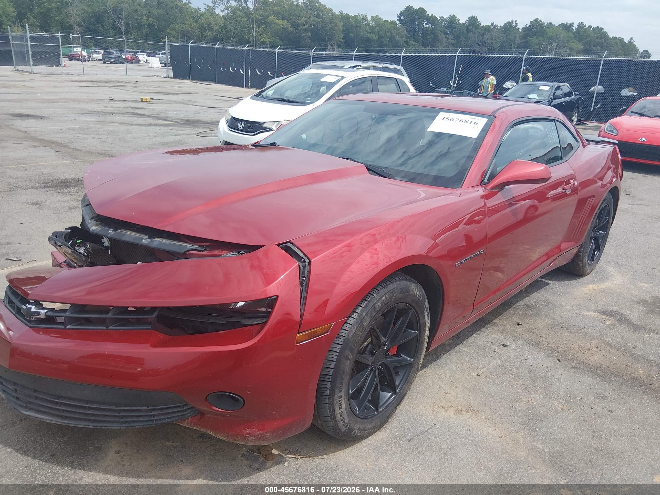 2014 Chevrolet Camaro 2ls Burgundy vin: 2G1FA1E37E9296592