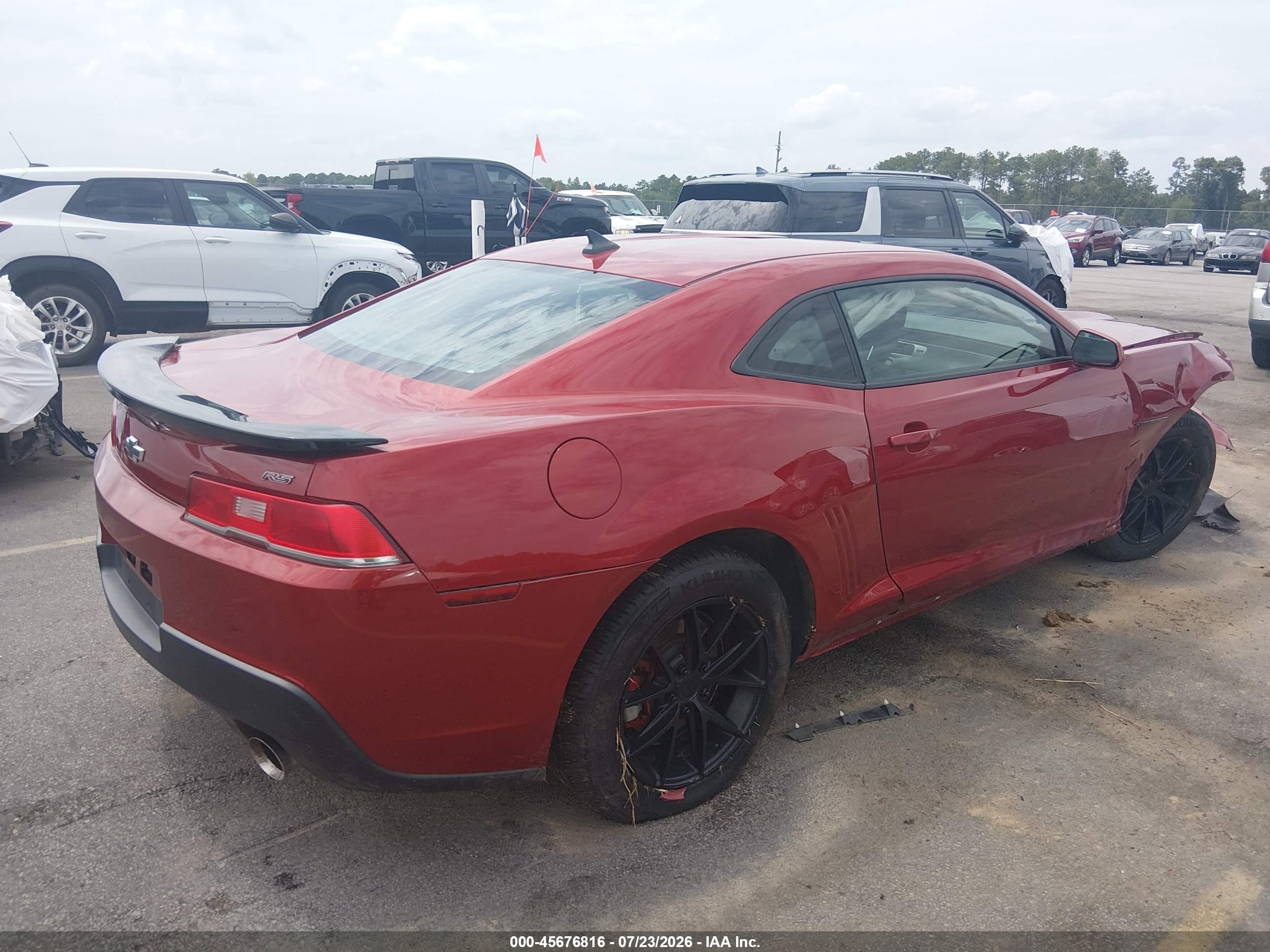 2014 Chevrolet Camaro 2ls Burgundy vin: 2G1FA1E37E9296592