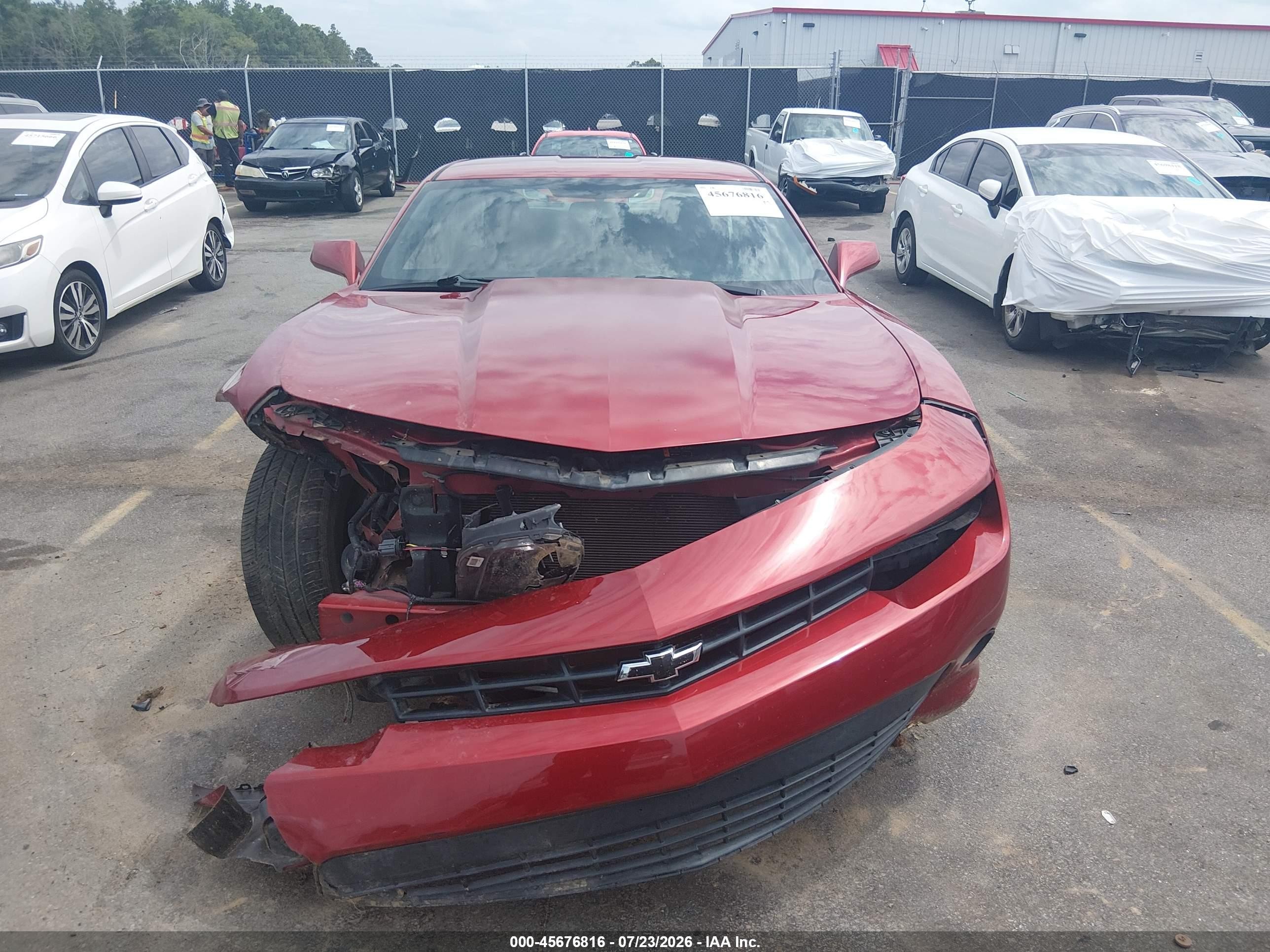 2014 Chevrolet Camaro 2ls Burgundy vin: 2G1FA1E37E9296592