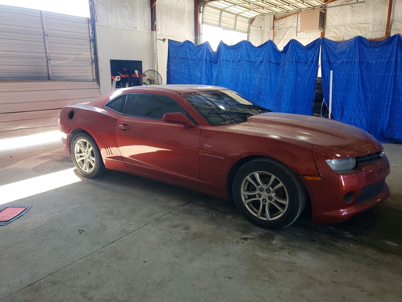 2014 Chevrolet Camaro Ls Красный vin: 2G1FA1E37E9303301
