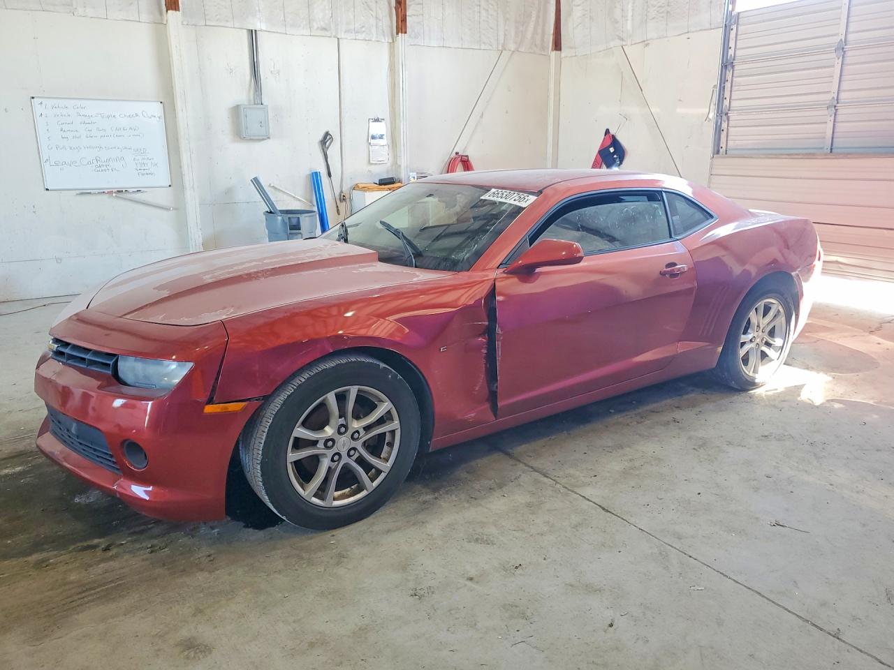 2014 Chevrolet Camaro Ls Красный vin: 2G1FA1E37E9303301