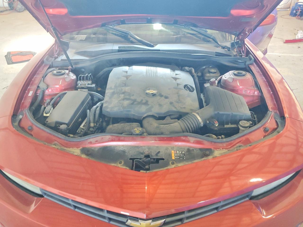 2014 Chevrolet Camaro Ls Красный vin: 2G1FA1E37E9303301