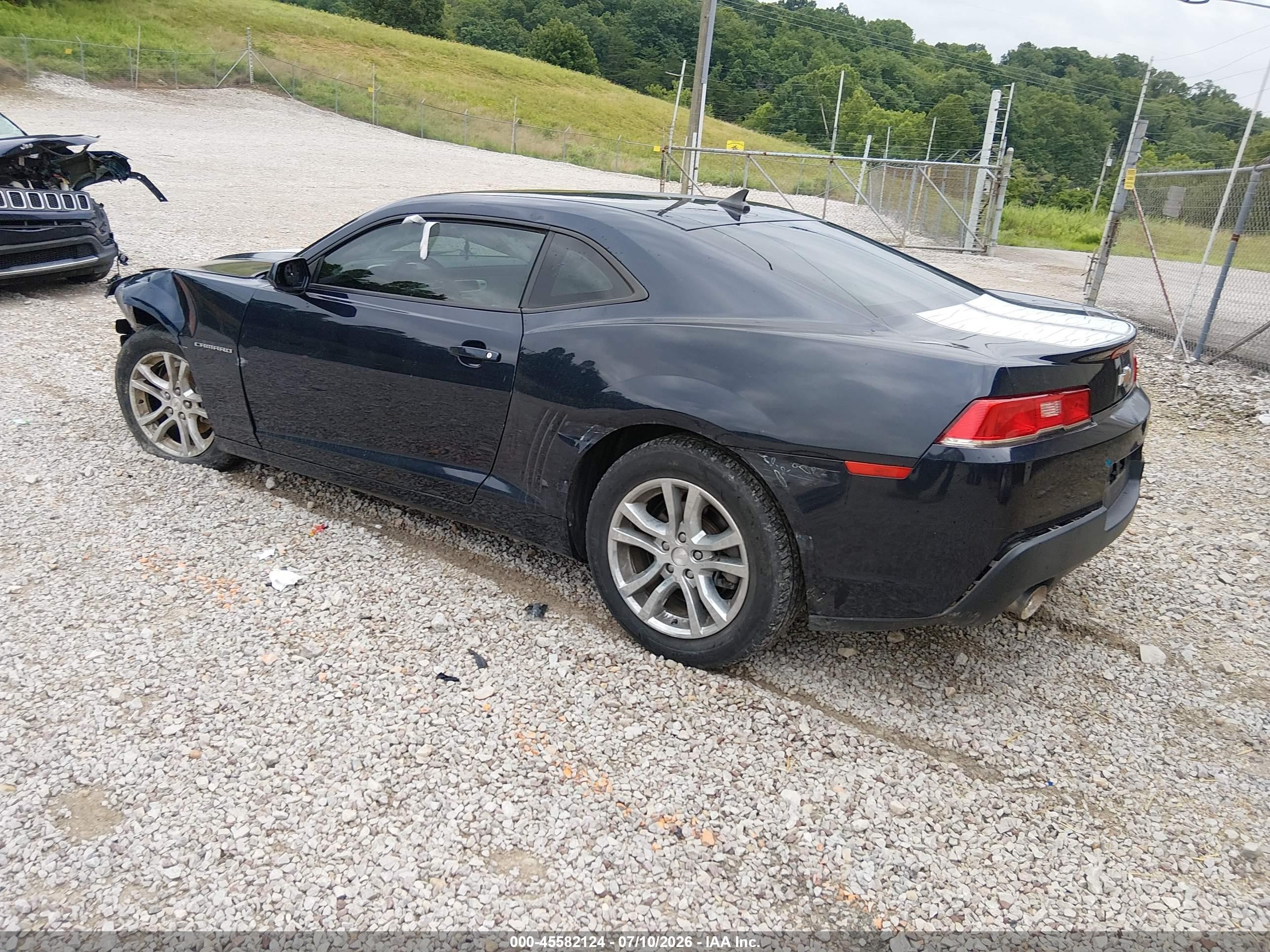 2015 Chevrolet Camaro 1ls Blue vin: 2G1FA1E37F9230304