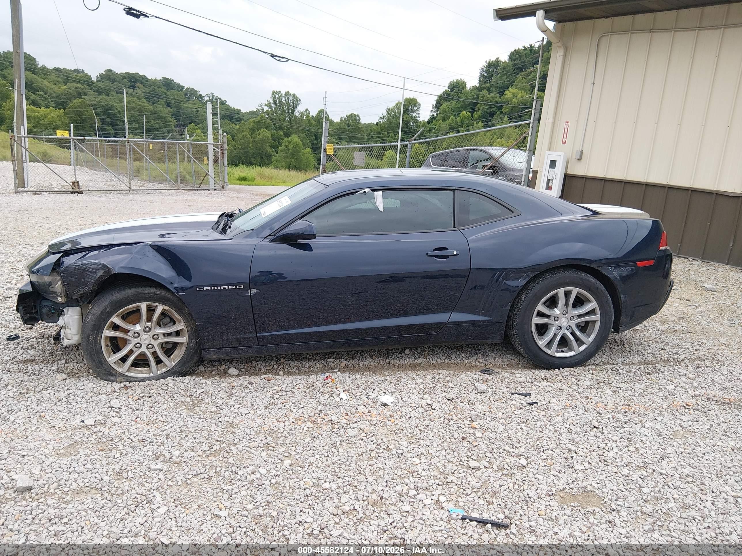 2015 Chevrolet Camaro 1ls Blue vin: 2G1FA1E37F9230304