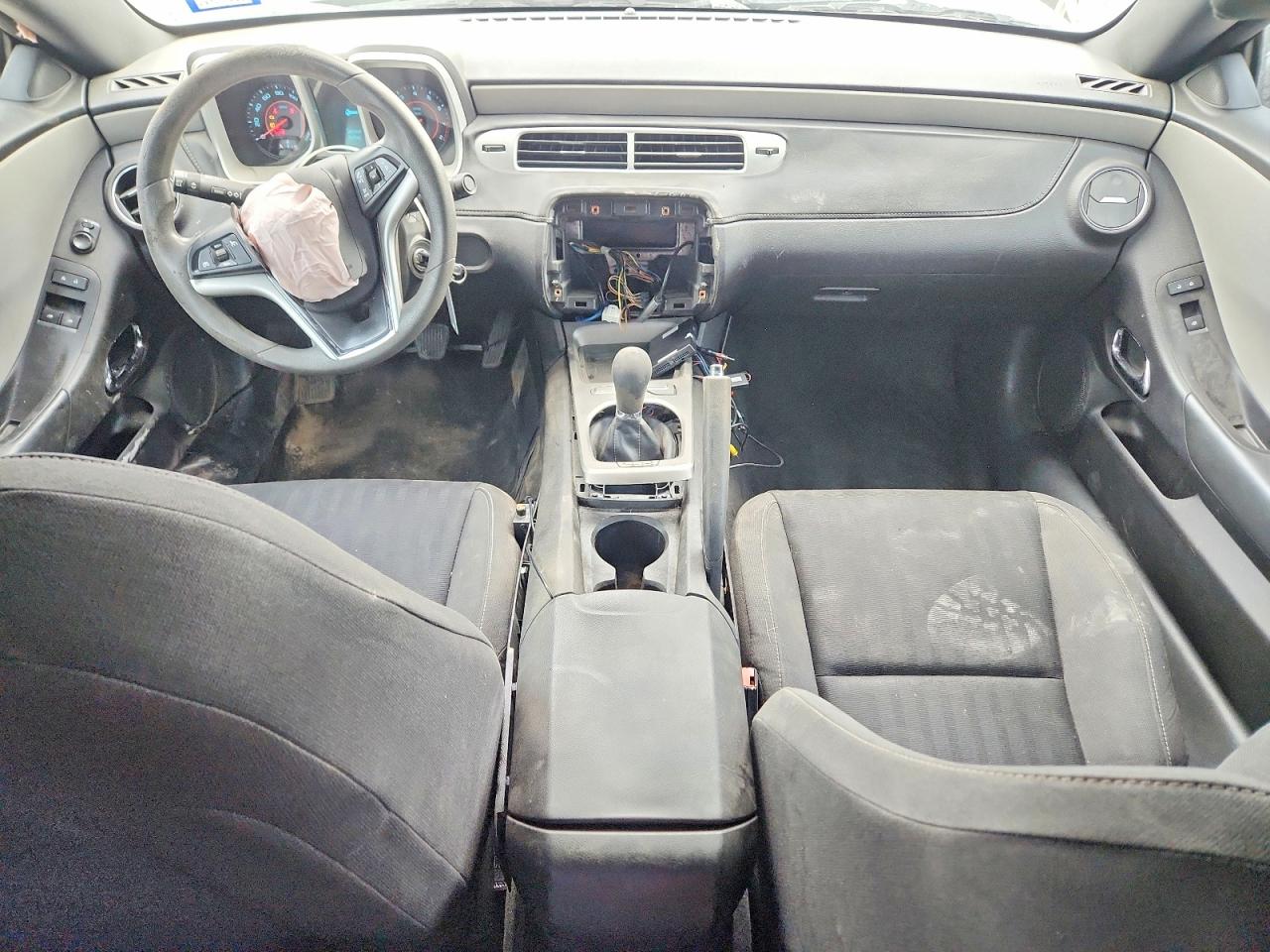 2015 Chevrolet Camaro Ls Black vin: 2G1FA1E37F9296898