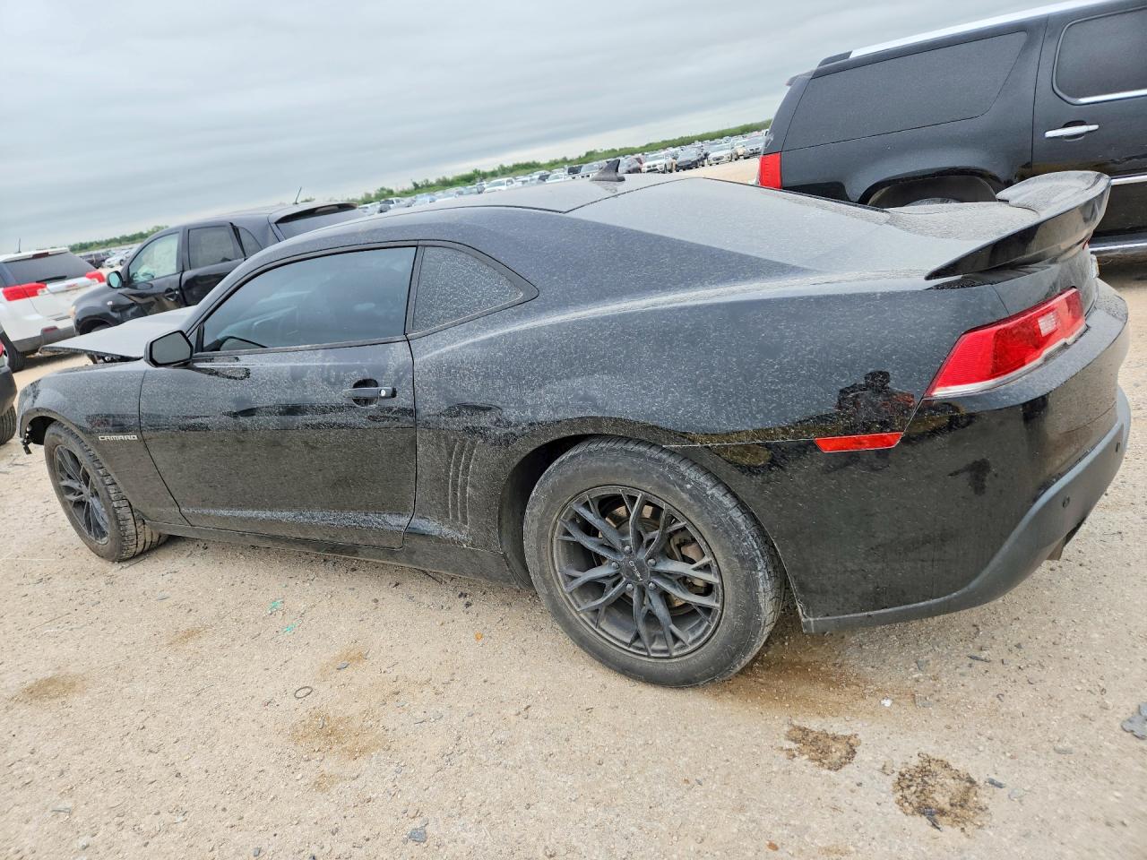 2015 Chevrolet Camaro Ls Black vin: 2G1FA1E37F9296898
