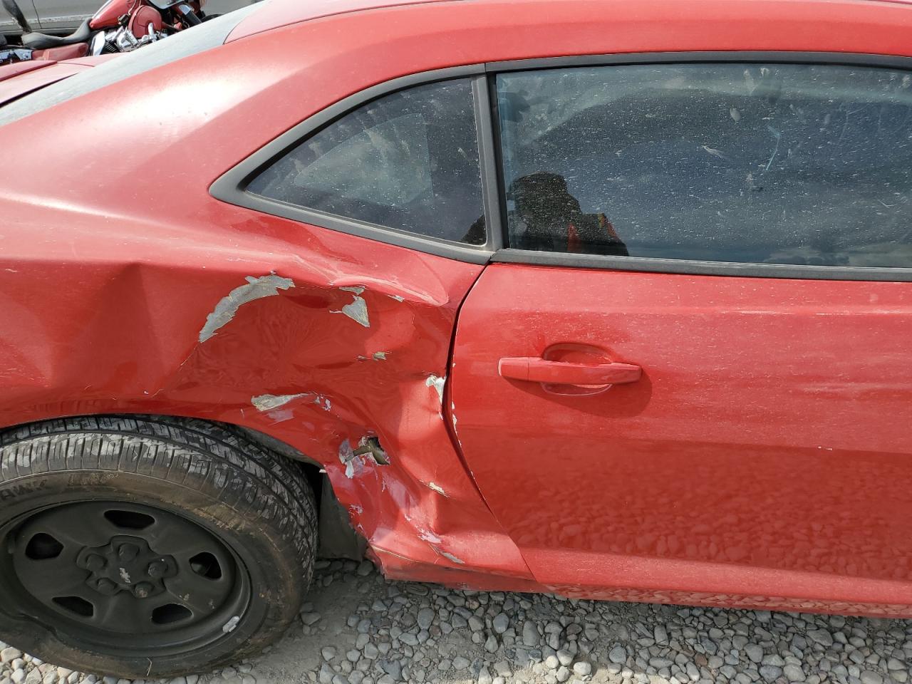 2012 Chevrolet Camaro Ls Red vin: 2G1FA1E38C9121569