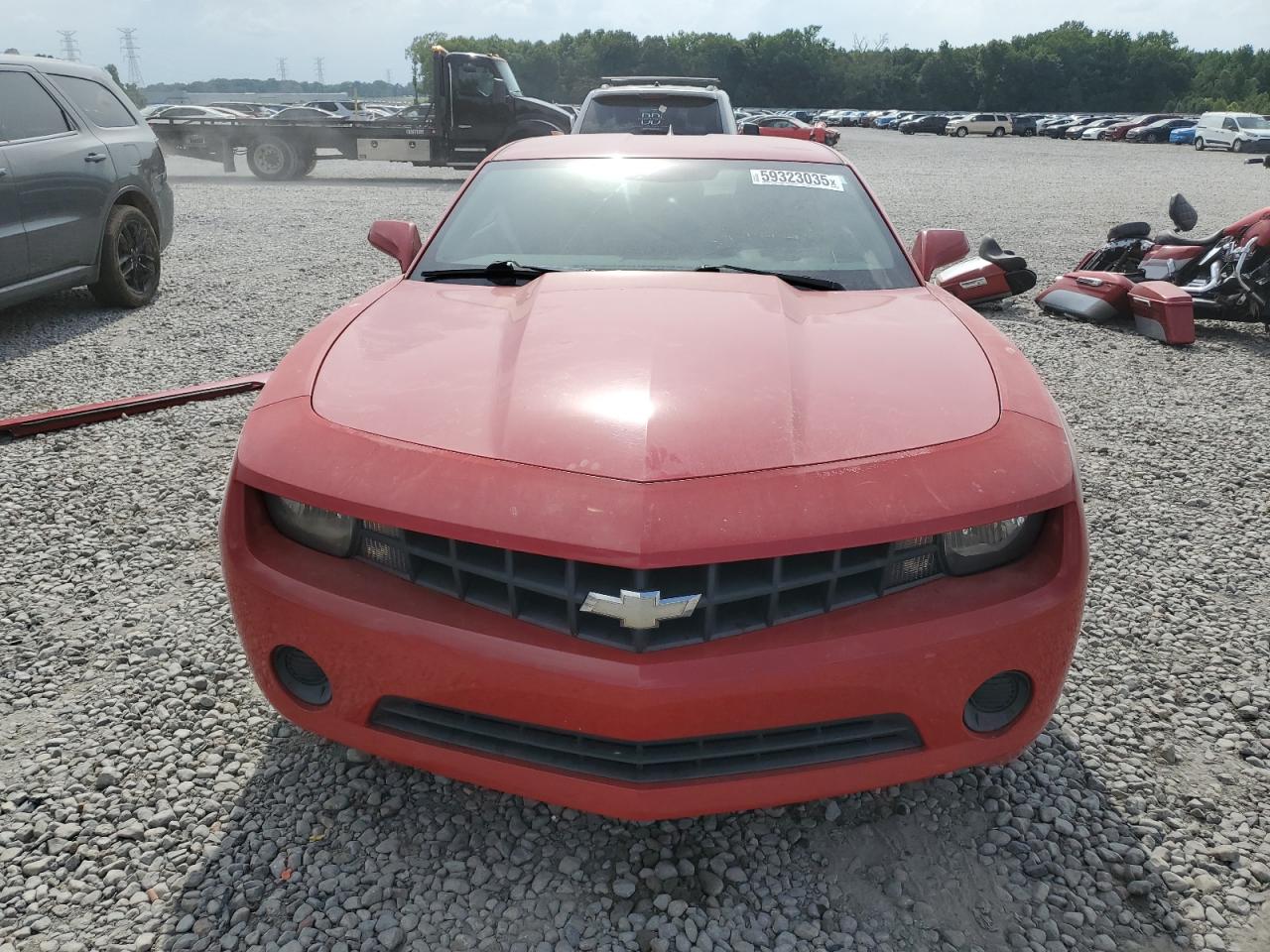 2012 Chevrolet Camaro Ls Red vin: 2G1FA1E38C9121569