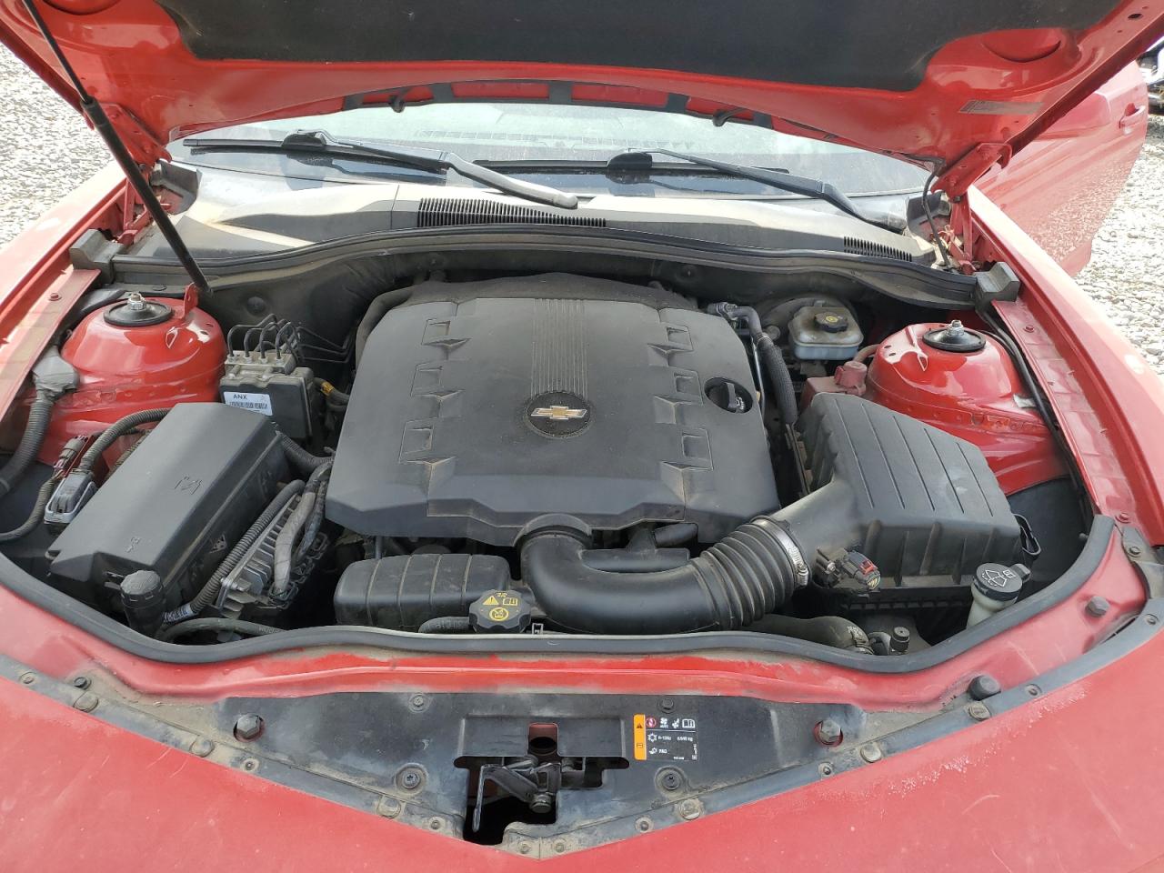 2012 Chevrolet Camaro Ls Red vin: 2G1FA1E38C9121569