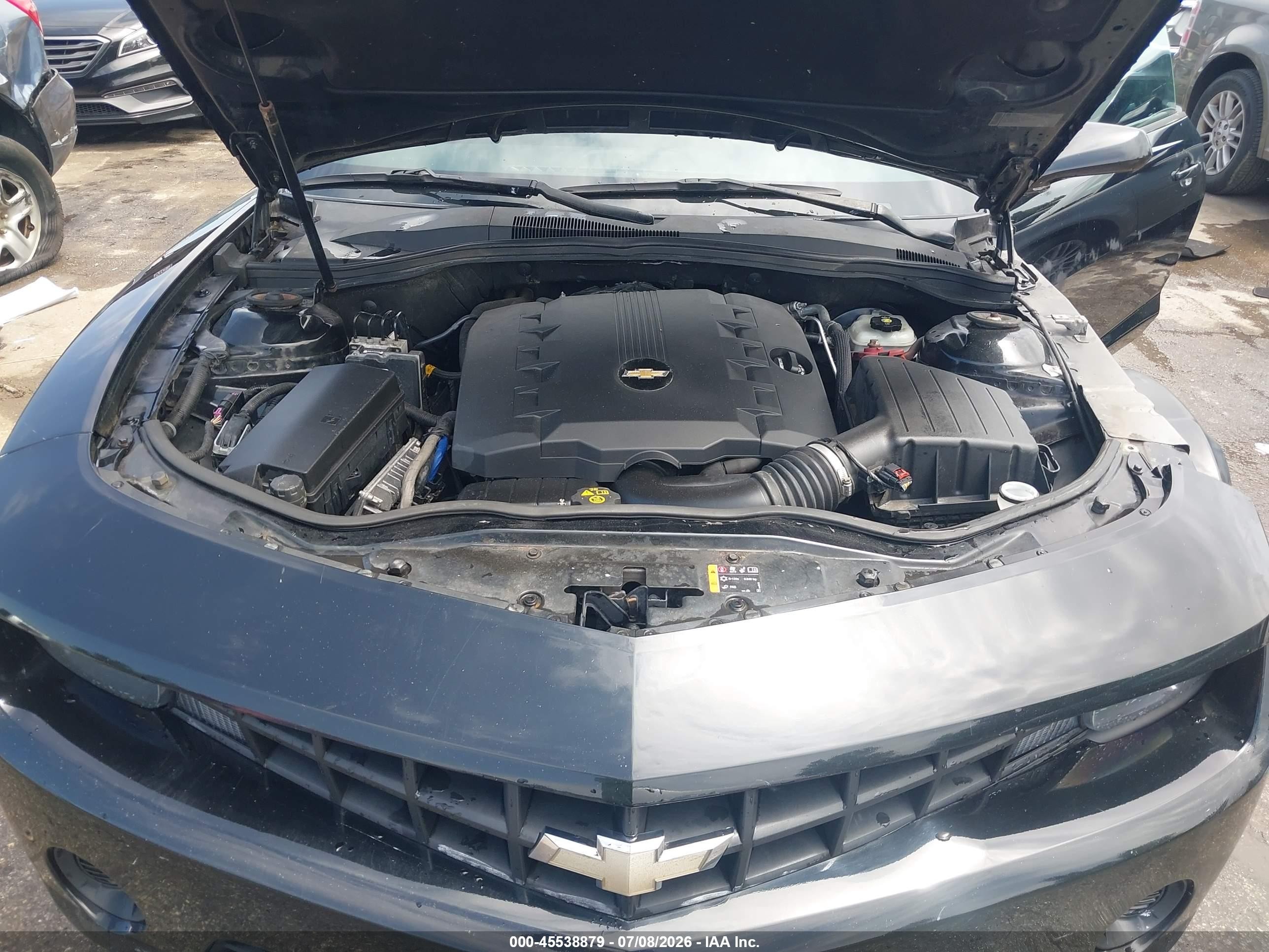 2012 Chevrolet Camaro 2ls Black vin: 2G1FA1E38C9121961