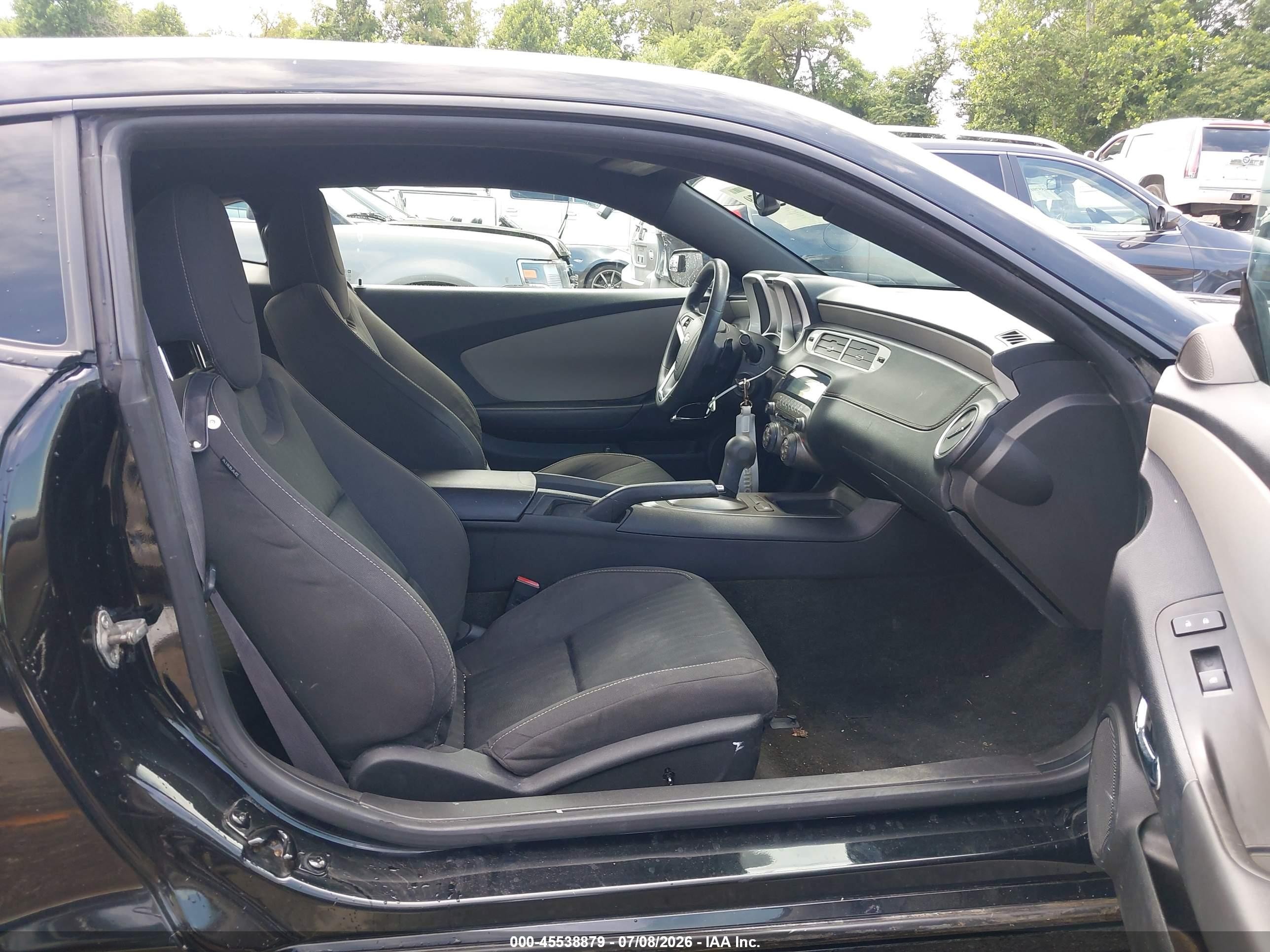 2012 Chevrolet Camaro 2ls Black vin: 2G1FA1E38C9121961