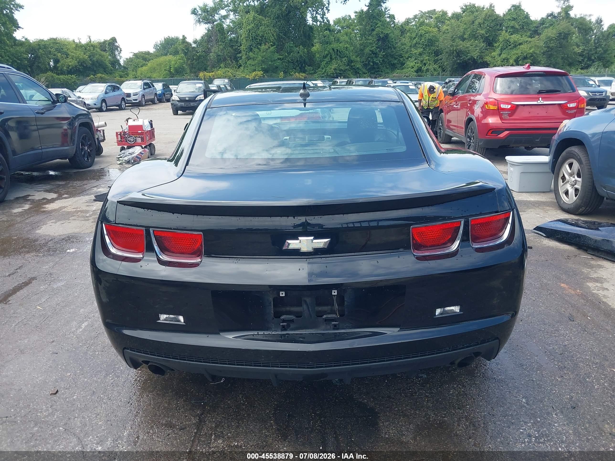 2012 Chevrolet Camaro 2ls Black vin: 2G1FA1E38C9121961