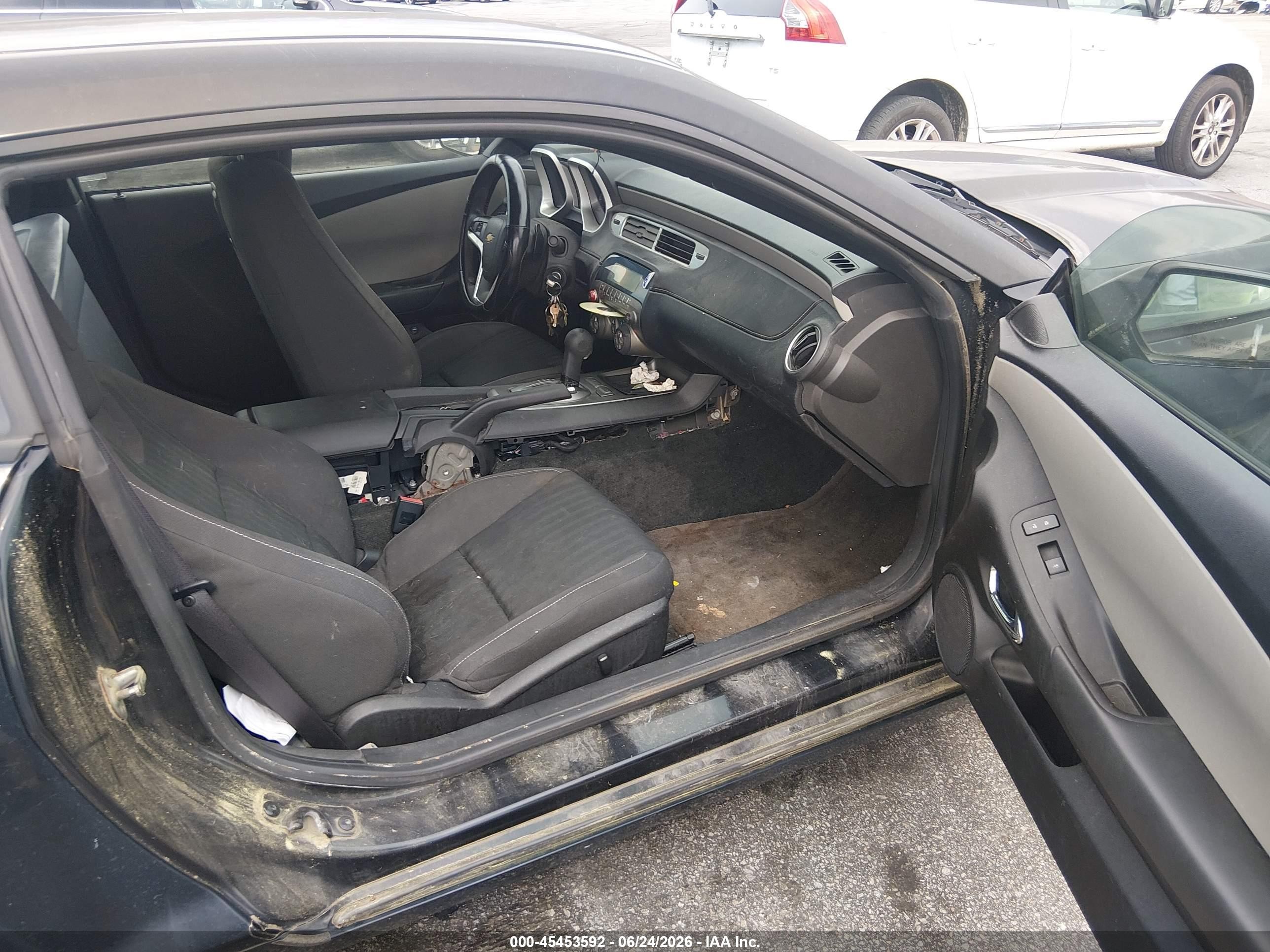 2012 Chevrolet Camaro 2ls Black vin: 2G1FA1E38C9134192