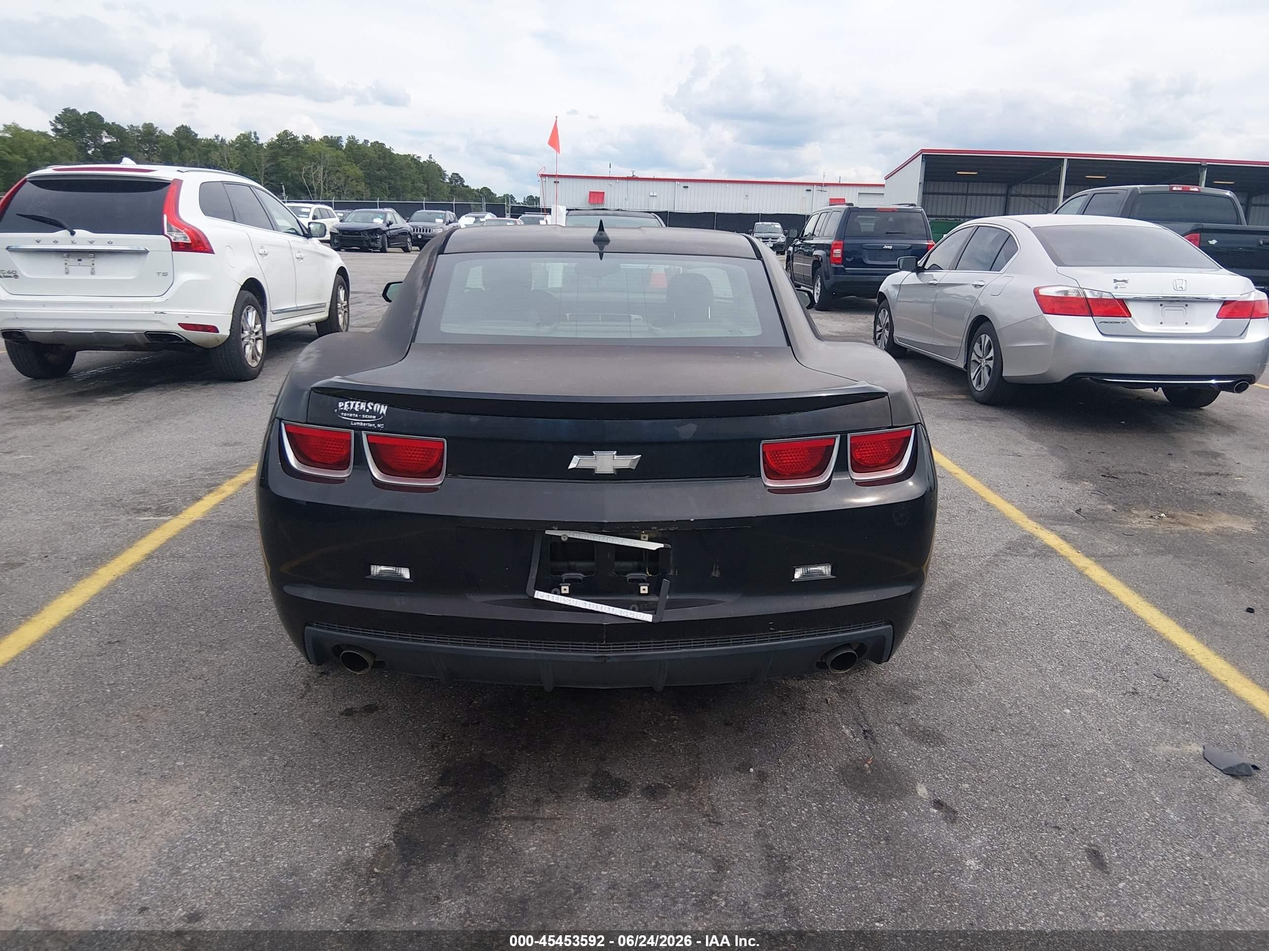 2012 Chevrolet Camaro 2ls Black vin: 2G1FA1E38C9134192
