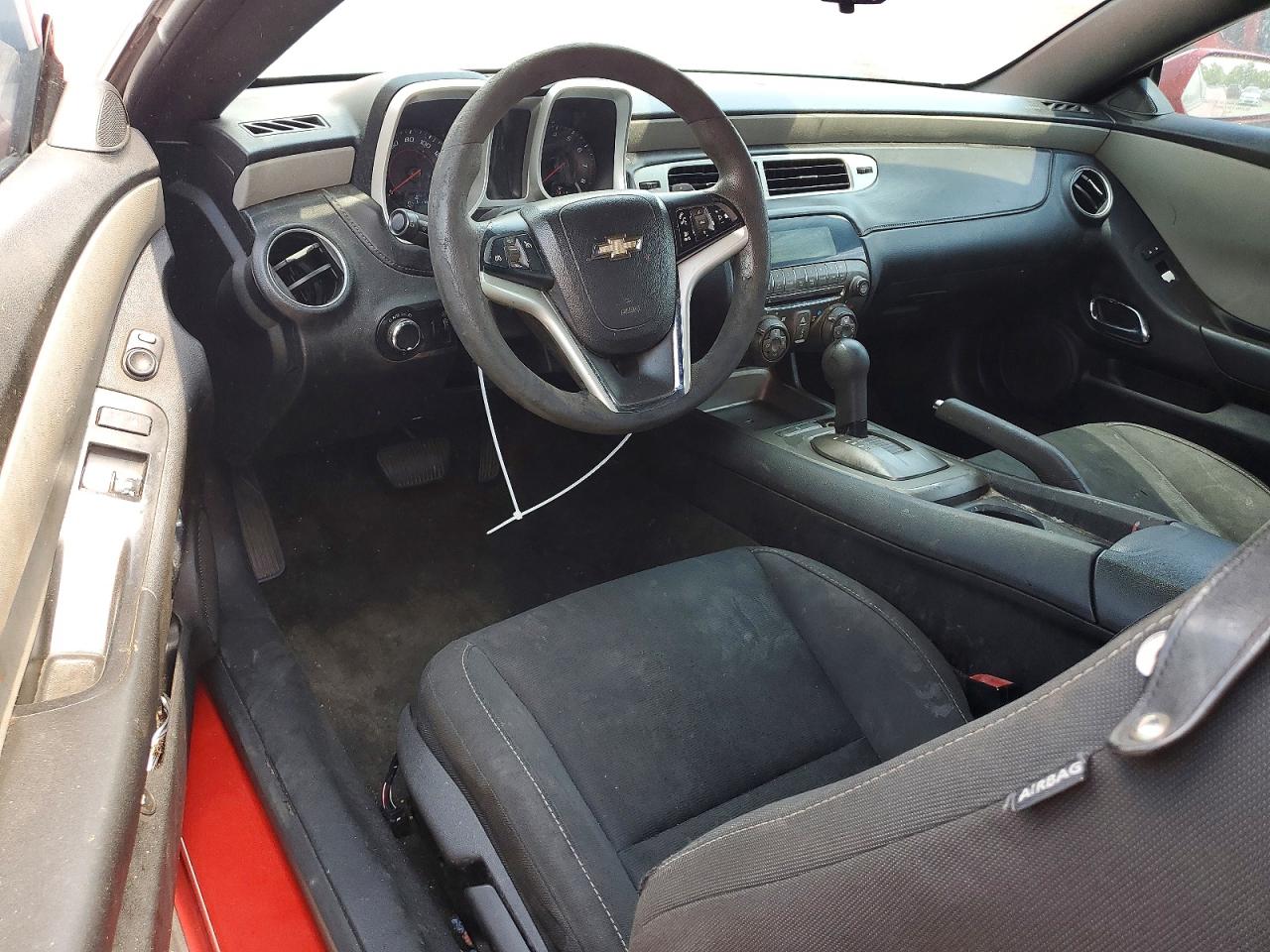 2012 Chevrolet Camaro Ls Red vin: 2G1FA1E38C9143524