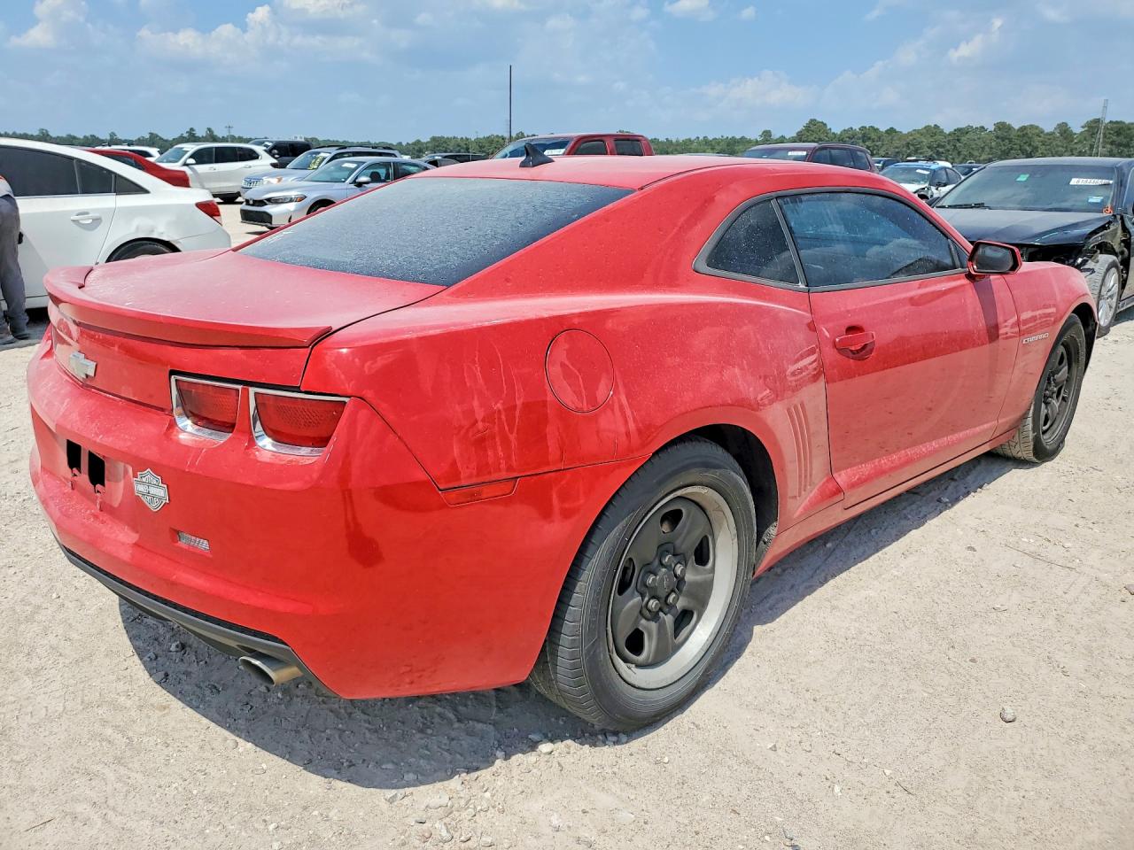 2012 Chevrolet Camaro Ls Red vin: 2G1FA1E38C9143524