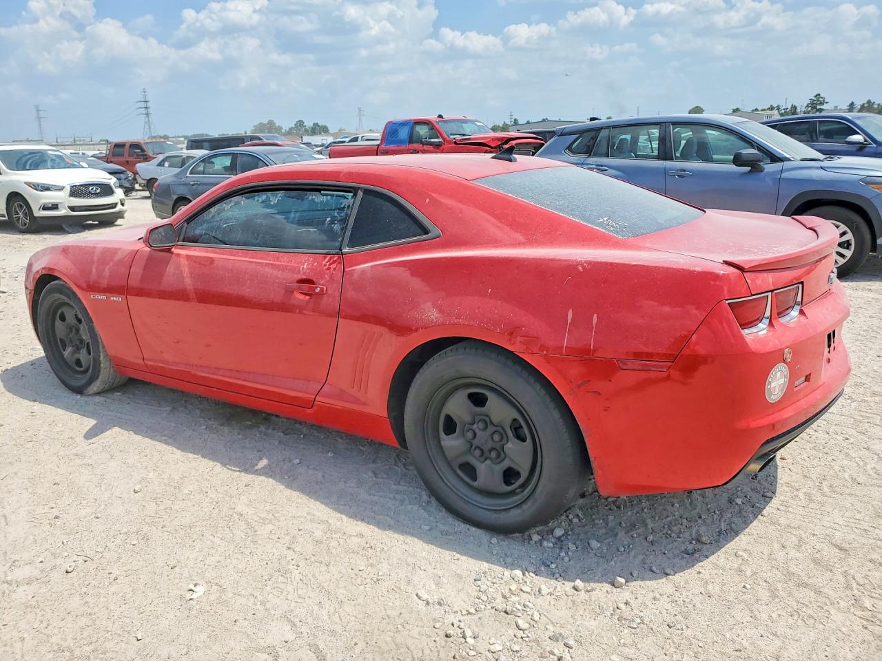 2012 Chevrolet Camaro Ls Red vin: 2G1FA1E38C9143524