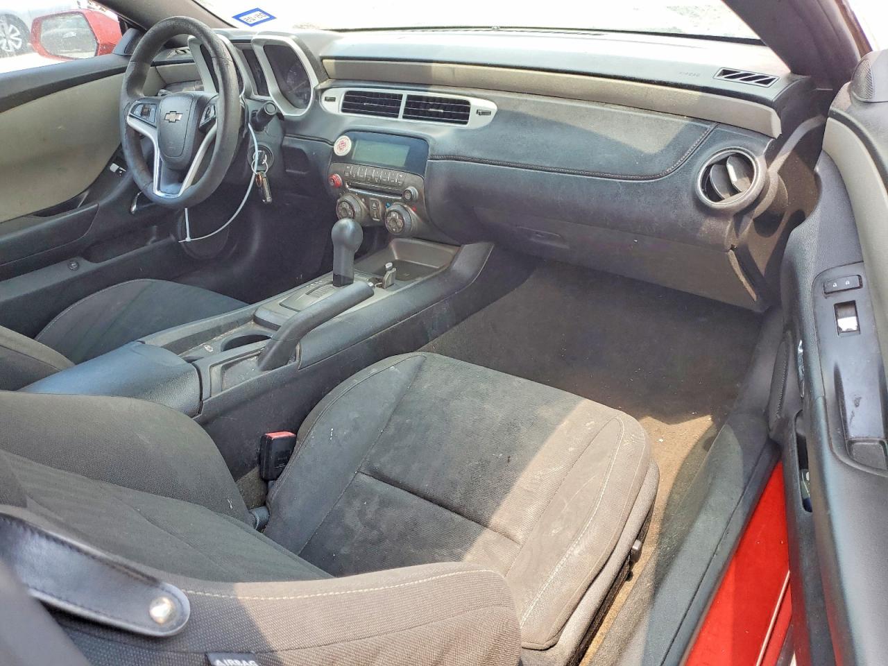 2012 Chevrolet Camaro Ls Red vin: 2G1FA1E38C9143524