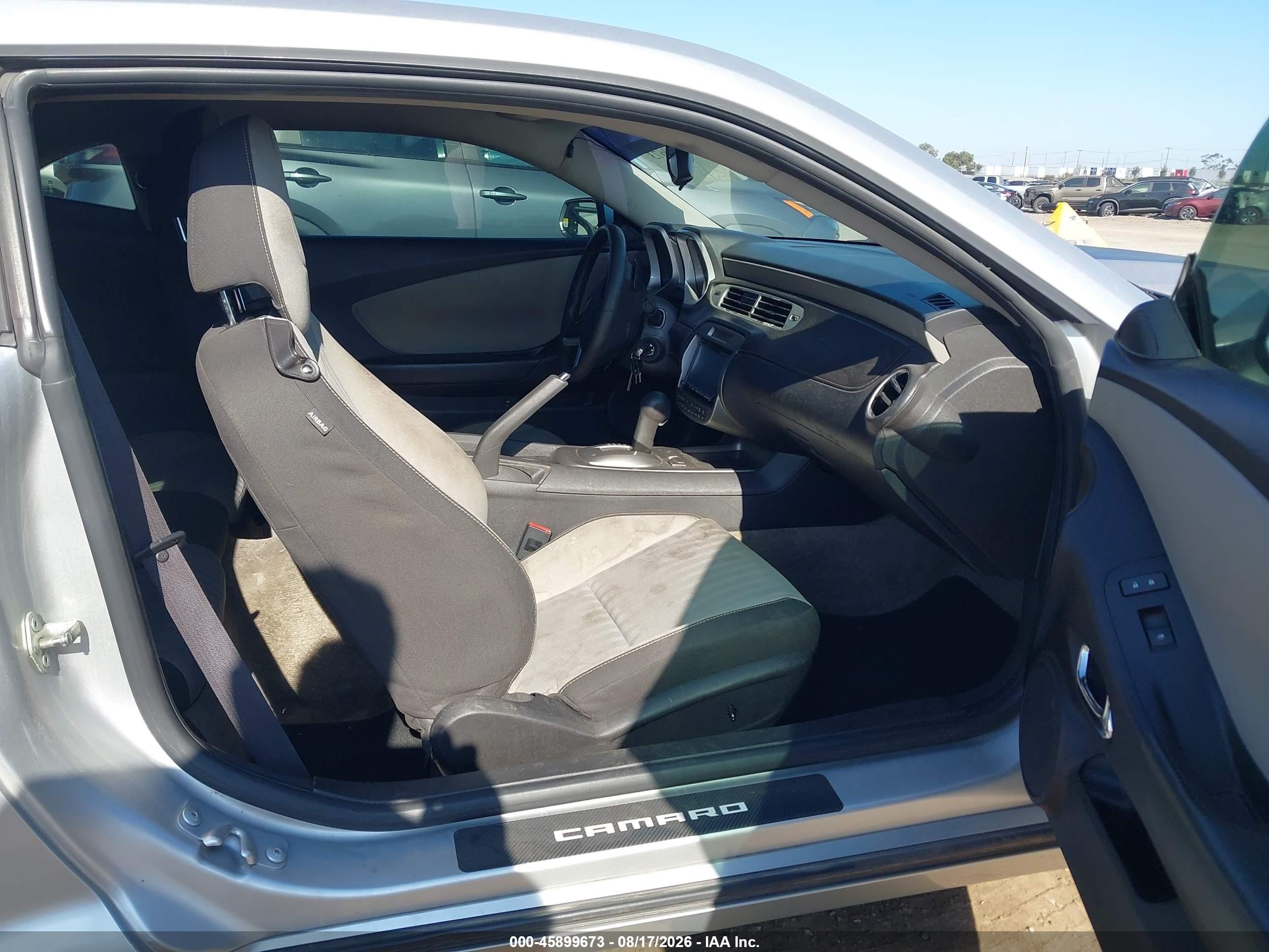 2012 Chevrolet Camaro 2ls Серебряный vin: 2G1FA1E38C9188639
