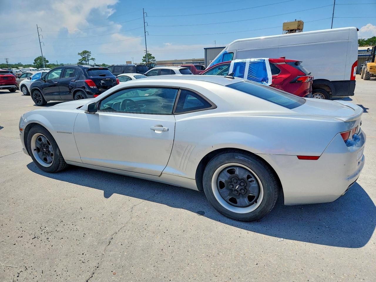 2012 Chevrolet Camaro Ls Silver vin: 2G1FA1E38C9199429