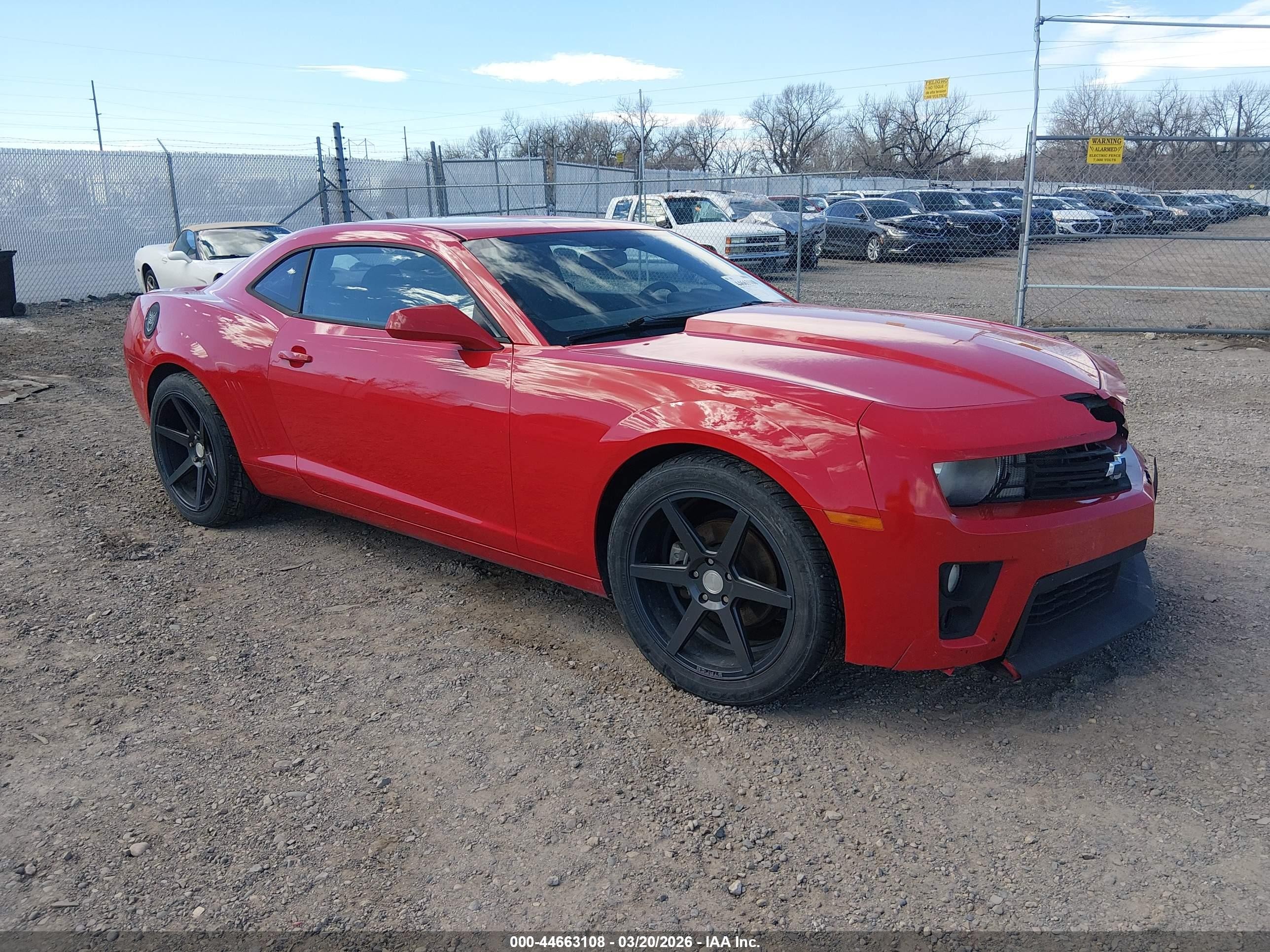 2012 Chevrolet Camaro 2ls Red vin: 2G1FA1E38C9207304